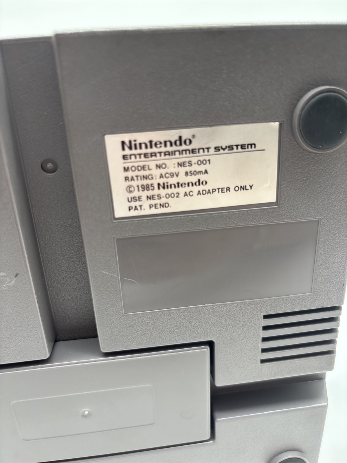 BLACK EDITION Nintendo Entertainment System NES Game Console ONLY/ RECONDITIONED