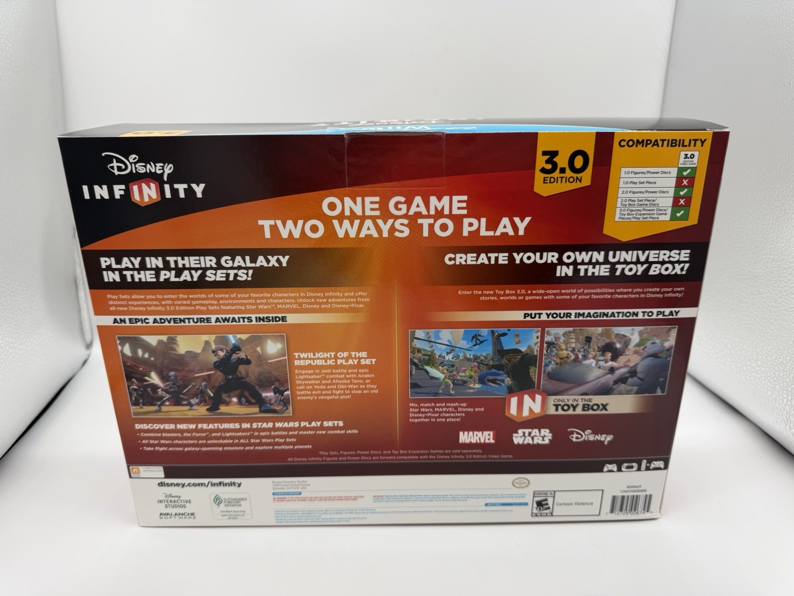 Nintendo WII U Disney Infinity STAR WARS 3.0 Starter Pack Game NEW