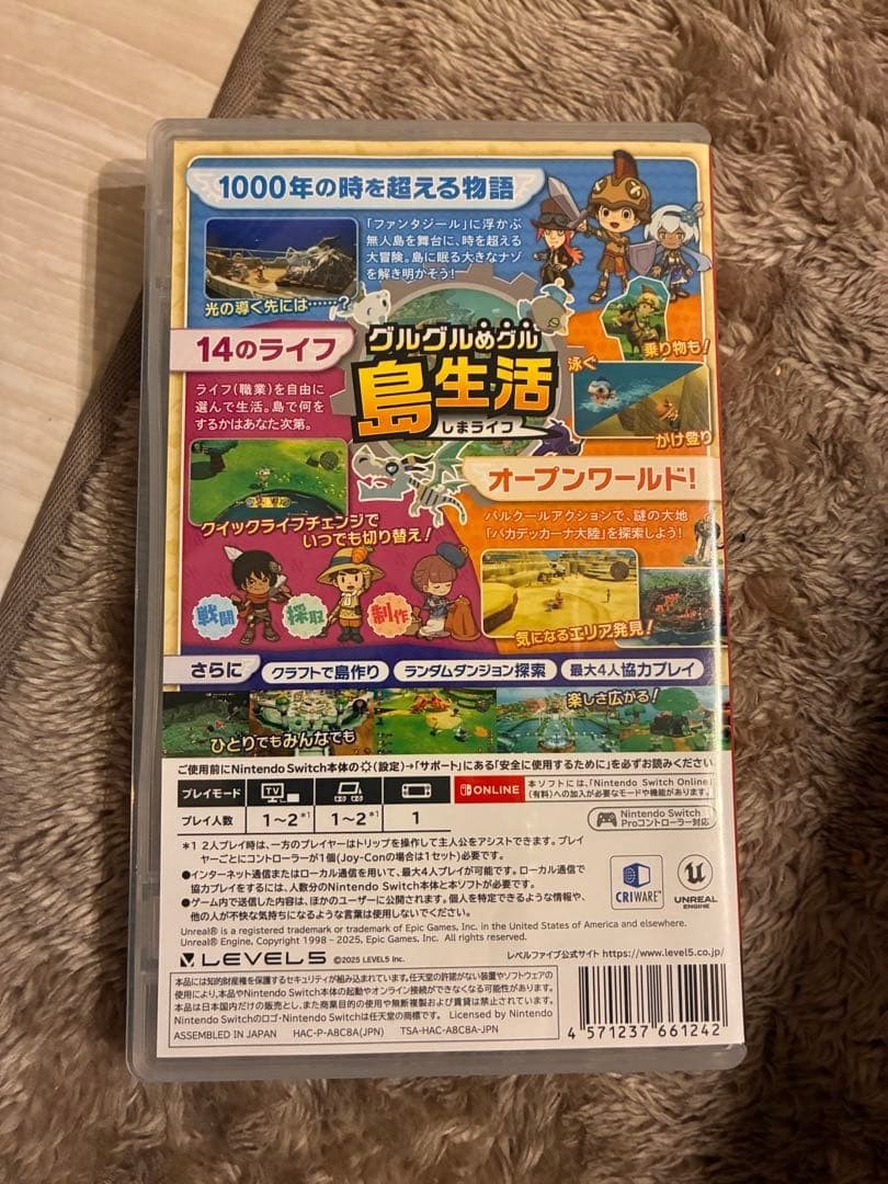 FANTASY LIFE i The Girl Who Steals Time SWITCH