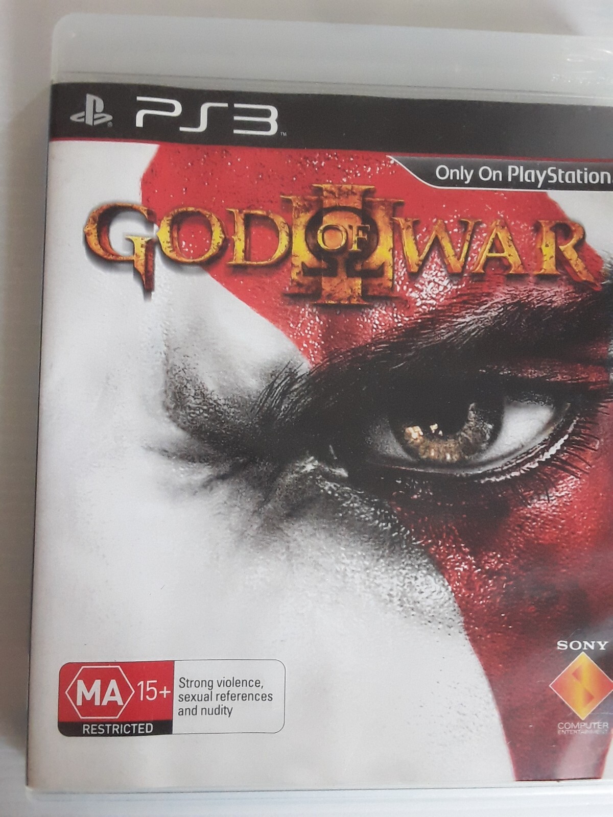 God Of War Game PS3 MA15+ Only on Playstation Sony Action Trilogy & Booklet