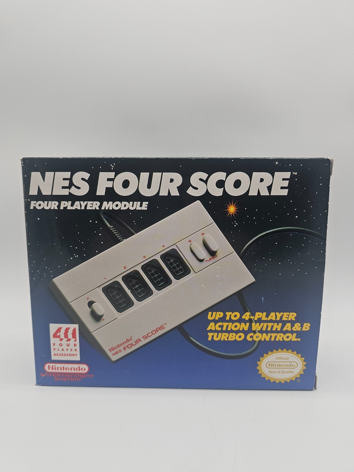 Nes Four Score TESTED WORKS CIB NICE!