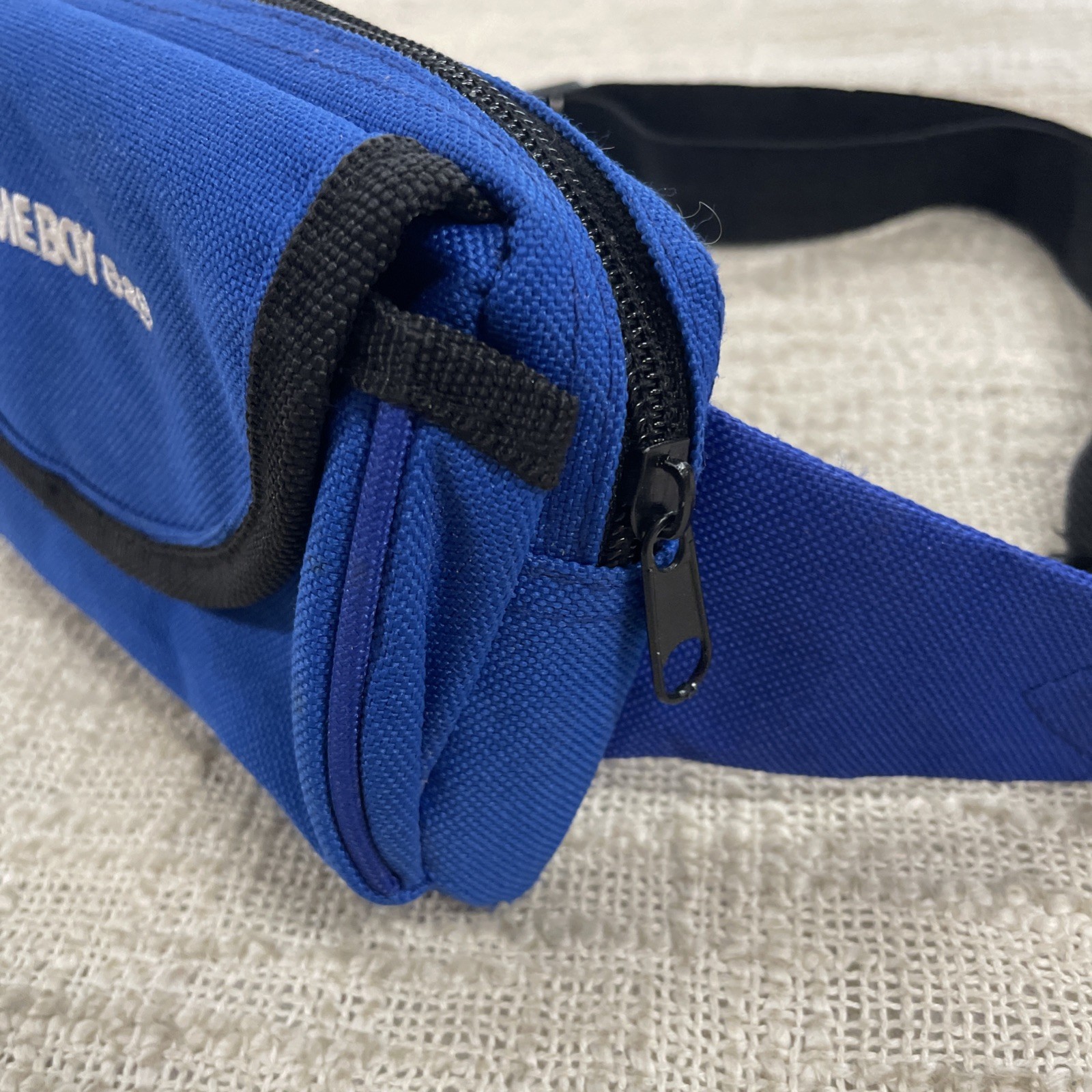 Vintage Nintendo Game Boy Blue & Black Adjustable Fanny Pack Waist Bag