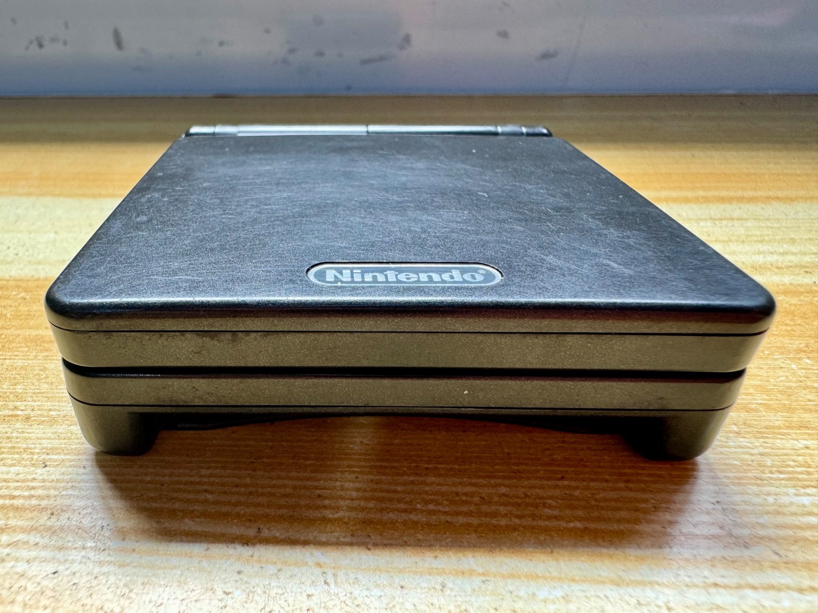 Nintendo Gameboy Advance SP AGS001 Onyx Black Handheld w/ USB Cable & Battery
