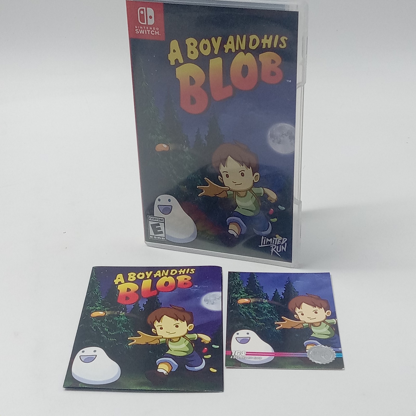 Nintendo Switch A Boy and His Blob Limited Run Case Manual & Card Only No Game