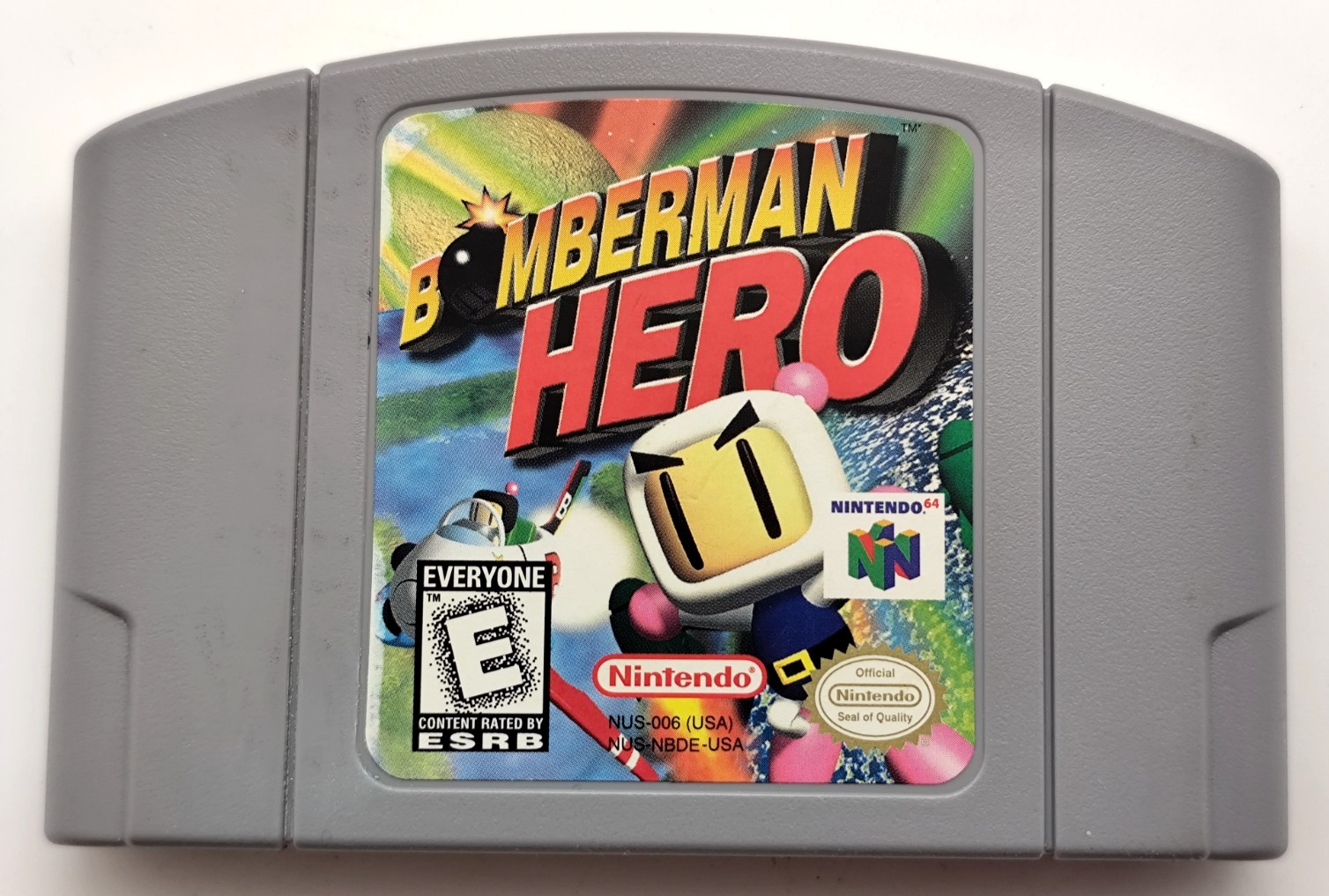 Bomberman Hero (Nintendo 64 N64, 1998) COMPLETE CIB Authentic Tested & Cleaned!