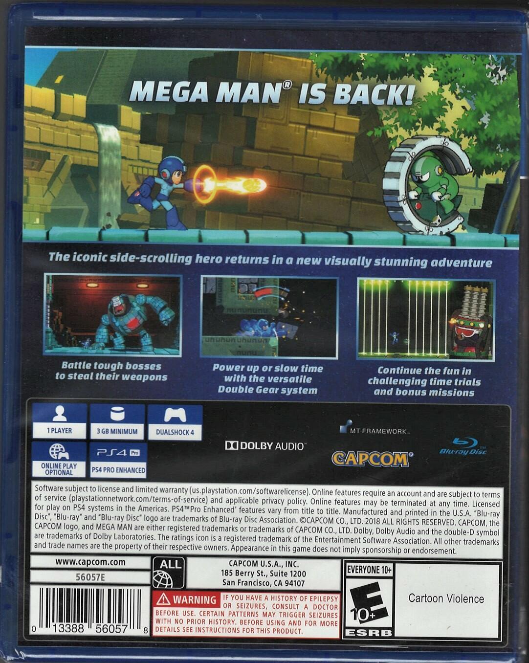 Mega Man 11 PS4 (Brand New Factory Sealed US Version) PlayStation 4,PlayStation