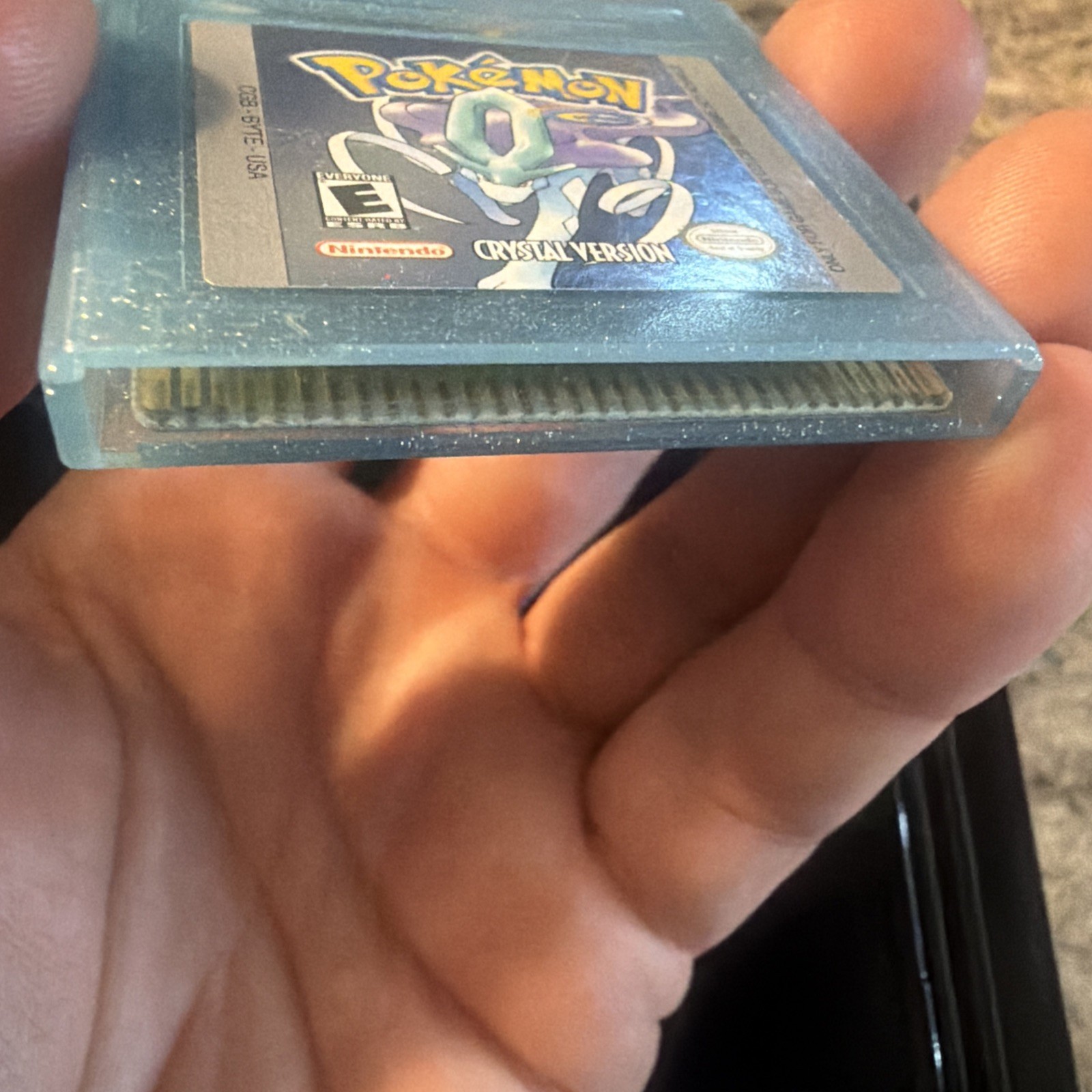 Pokemon Crystal for the Nintendo Gameboy Color. -Tested & Authentic