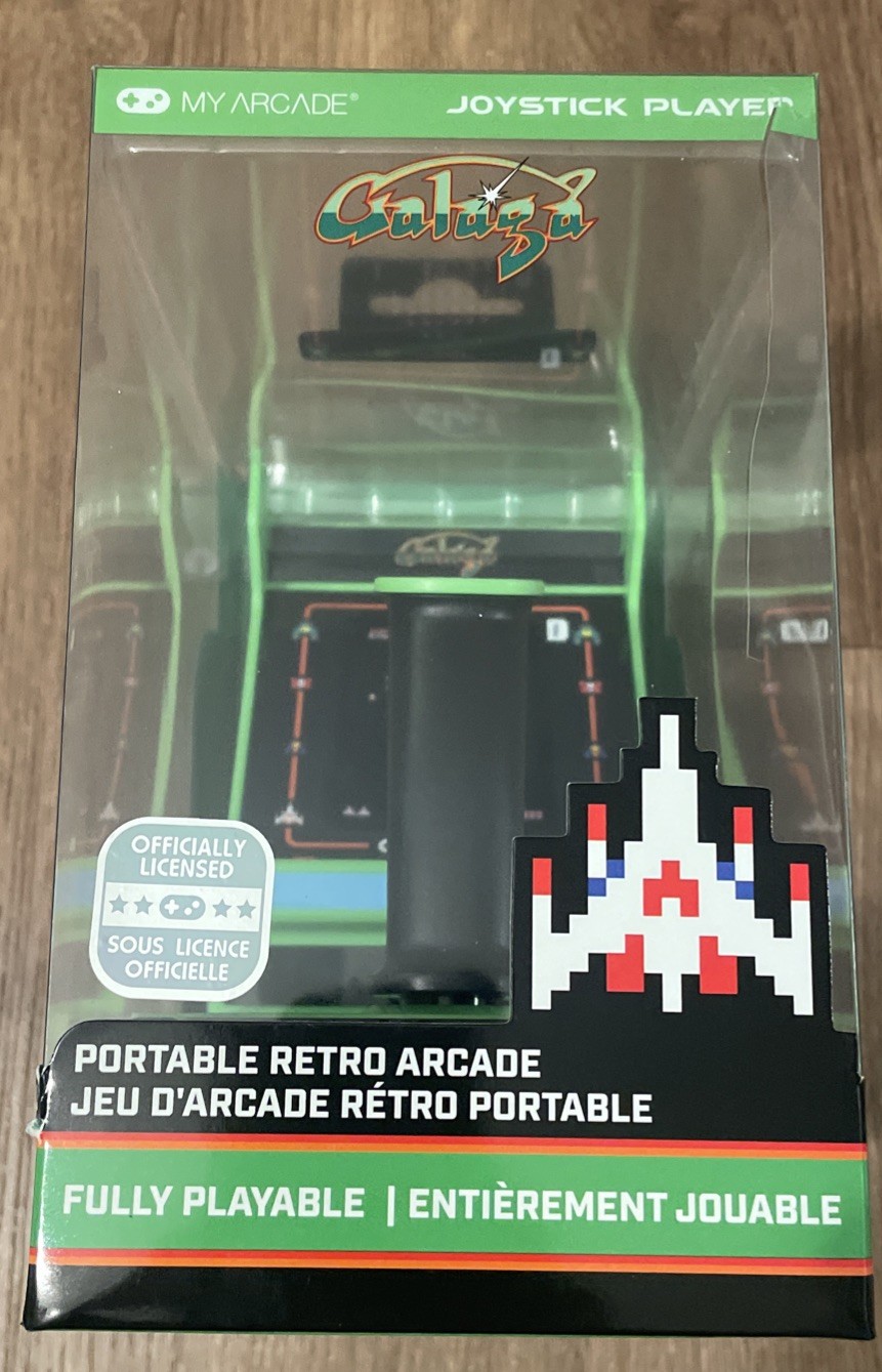 My Arcade Galaga Joystick Player 2in1 Galaga/Galaxian Video Games Machine 3.2″