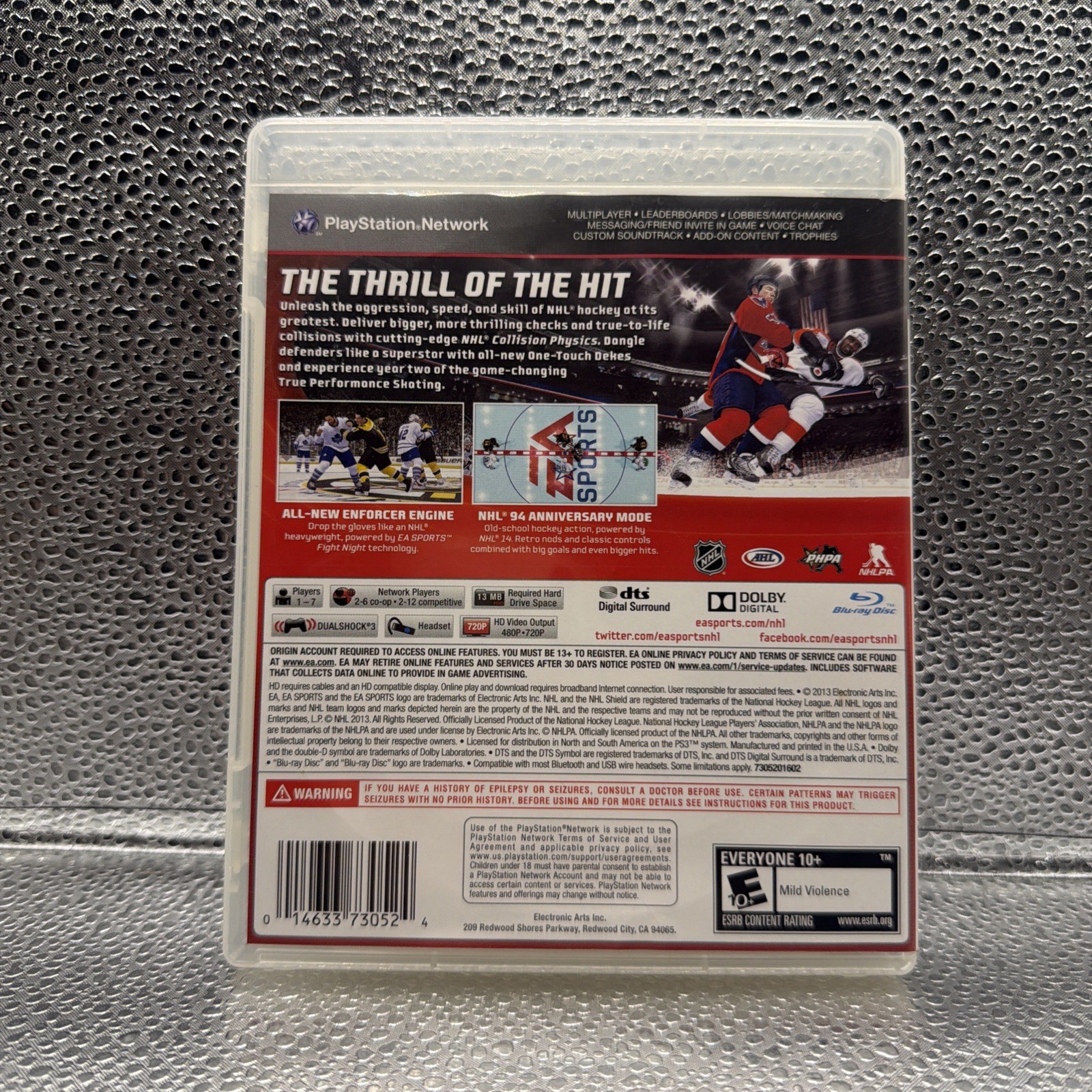 NHL 14 (Sony PlayStation 3, 2013)