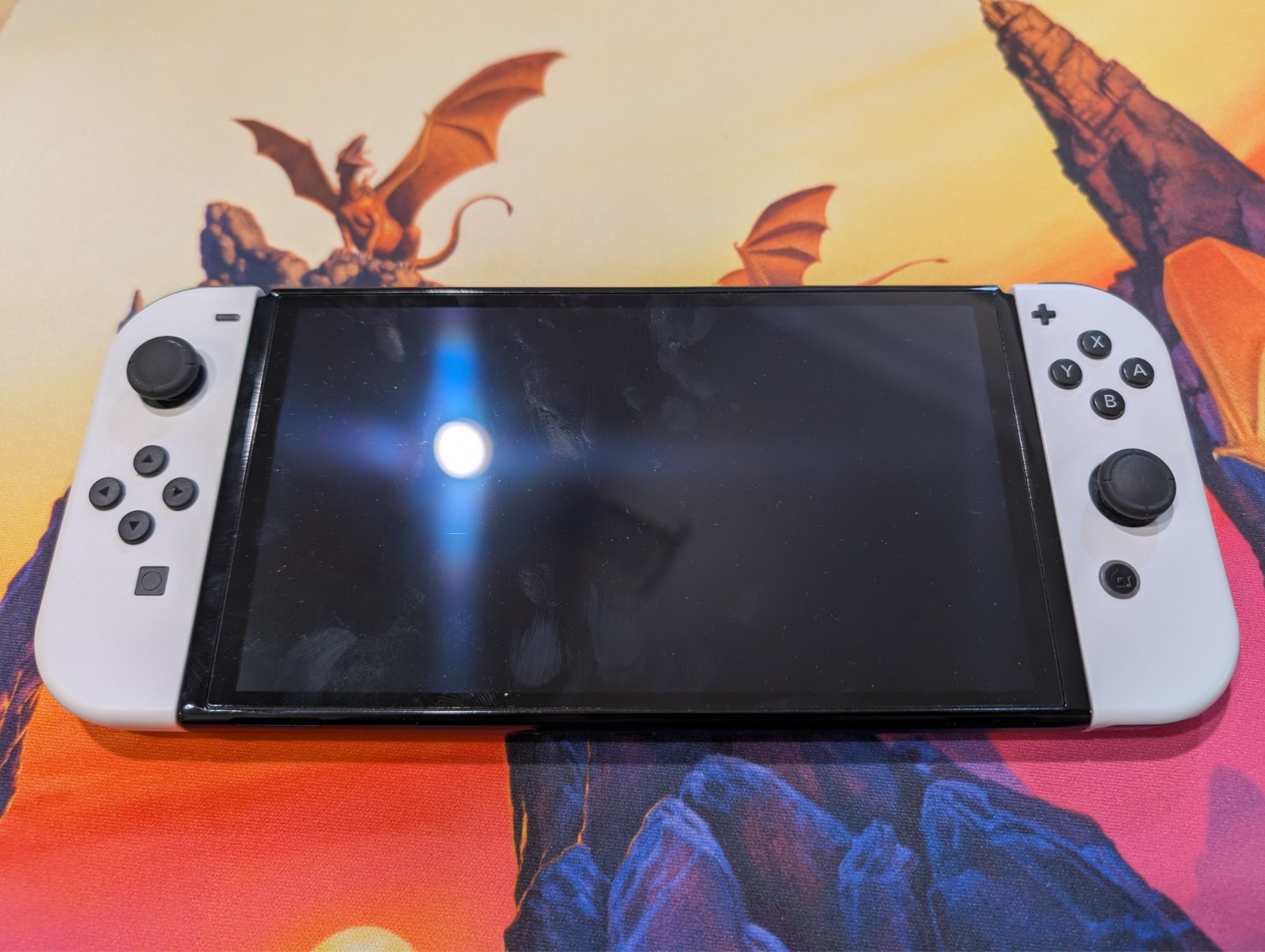Nintendo Switch OLED Console – 64GB – White W, 128 GB MICRO SD, Dock and Case