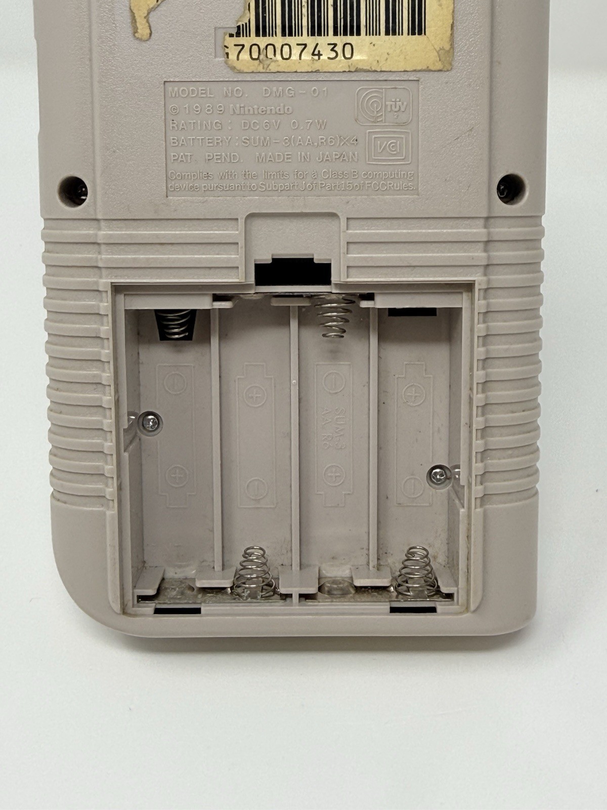 Nintendo Game Boy DMG Gray Handheld Console Tested