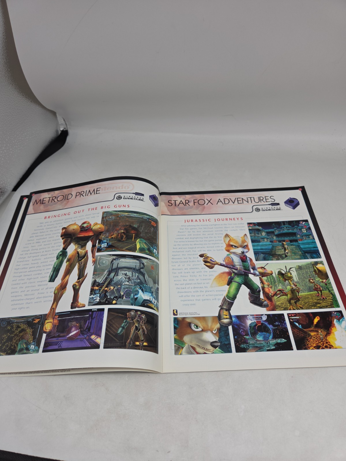 Nintendo Power E3 2002 Promotional Catalog Mario Sunshine Zelda Metroid Star Fox