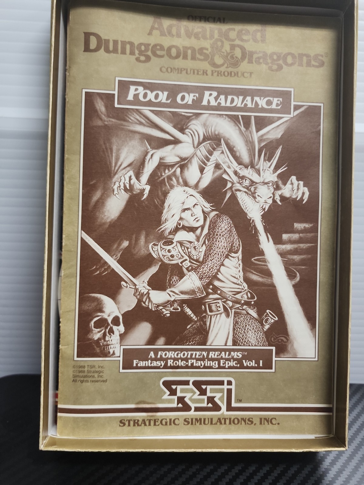 Advanced Dungeons & Dragons-Pool of Radiance IBM PC Role- Playing Game T46
