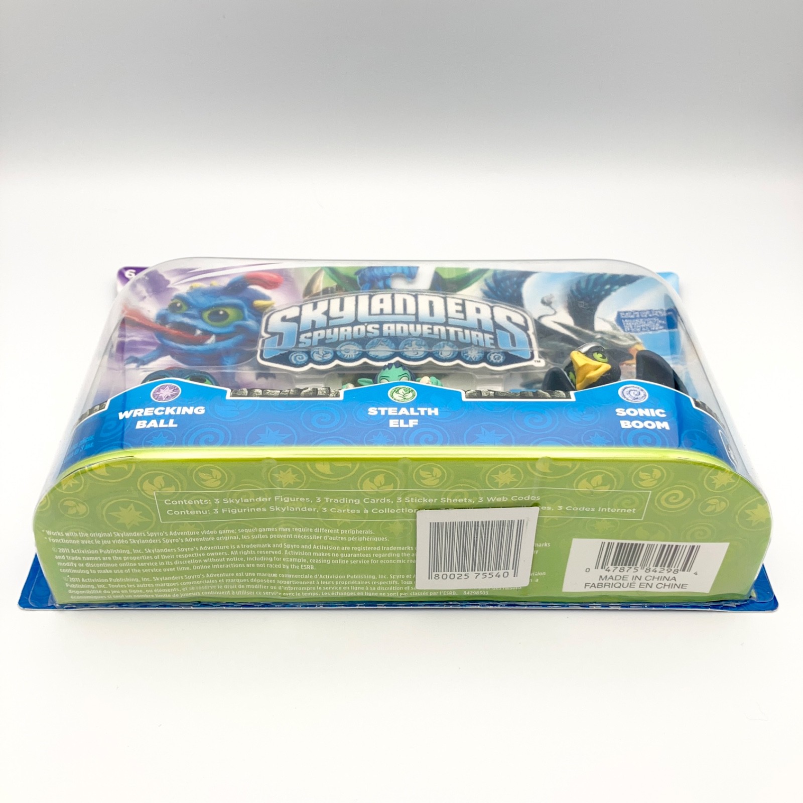 Skylanders Spyros Adventure Figure Pack Wrecking Ball Stealth Elf Sonic Boom NEW