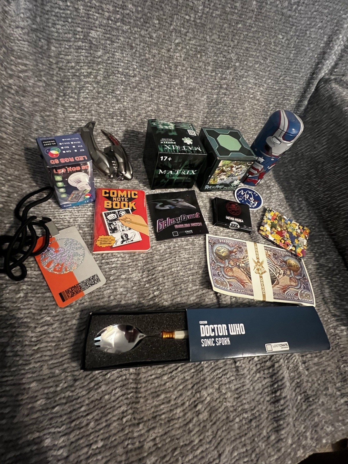 Huge Loot Crate Geek Collectibles Lot 30+Items Harry Potter Star Wars Doctor Who