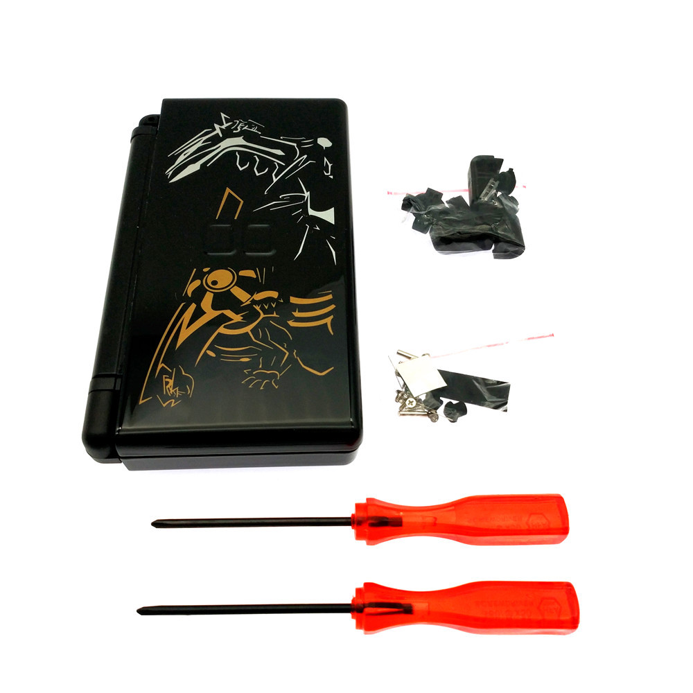 Black Pokemen Housing Shell Case For Nintendo DS Lite NDSL DSL Case