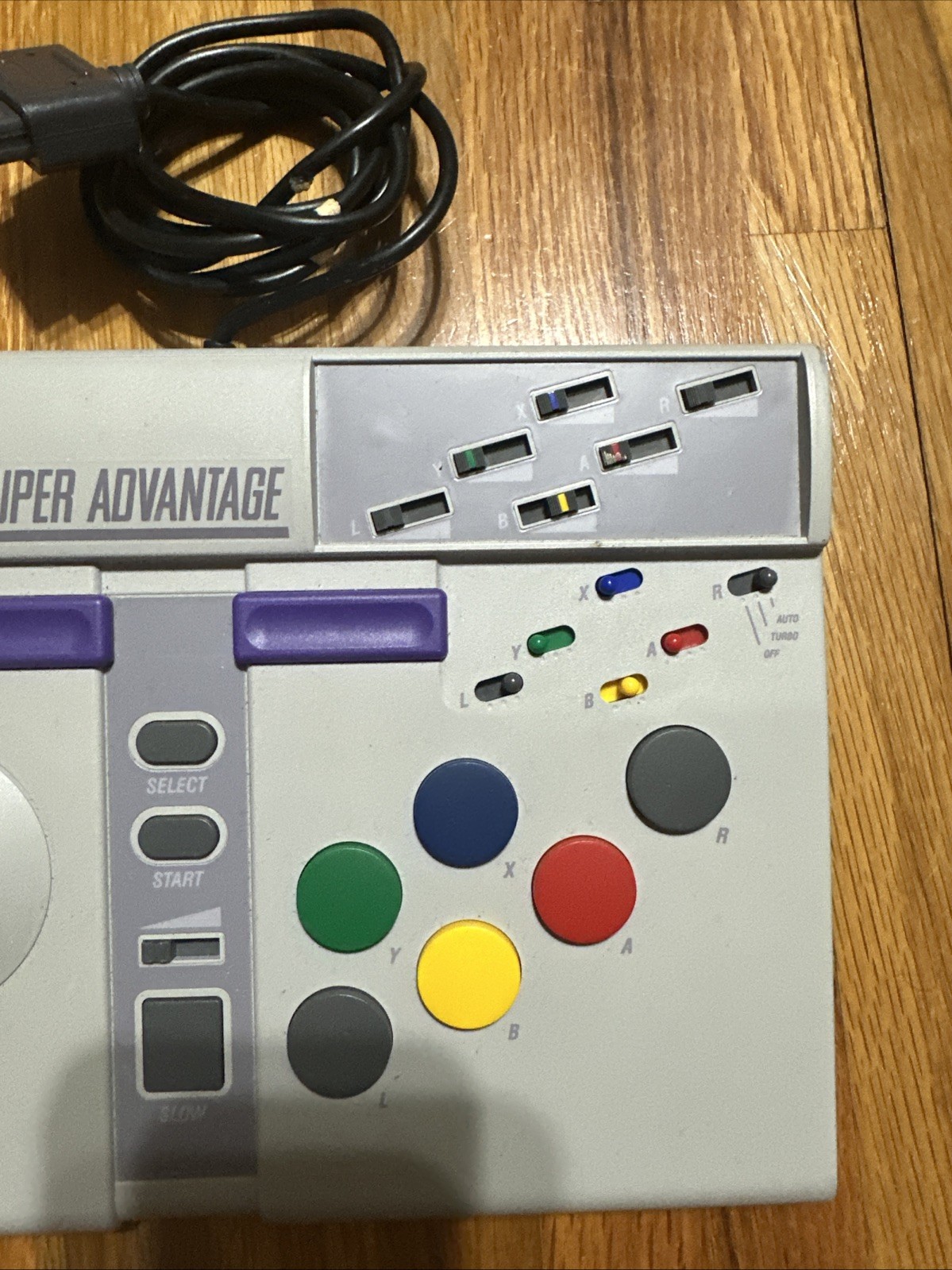 AsciiWare Super Advantage Joystick Controller -Super Nintendo SNES-Model No 4910
