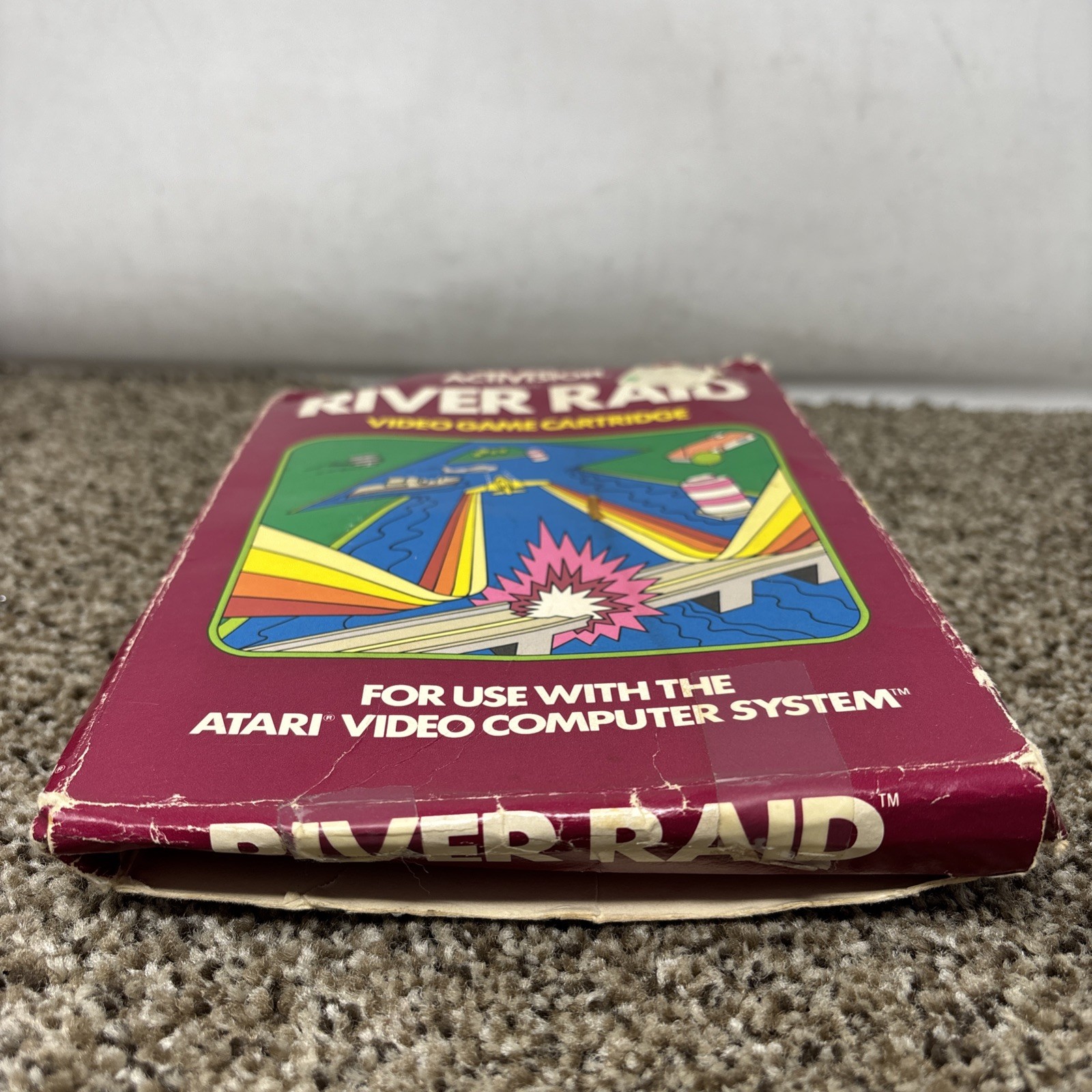 River Raid for Atari 2600 (Activision, 1982) w/Manual And box CIB