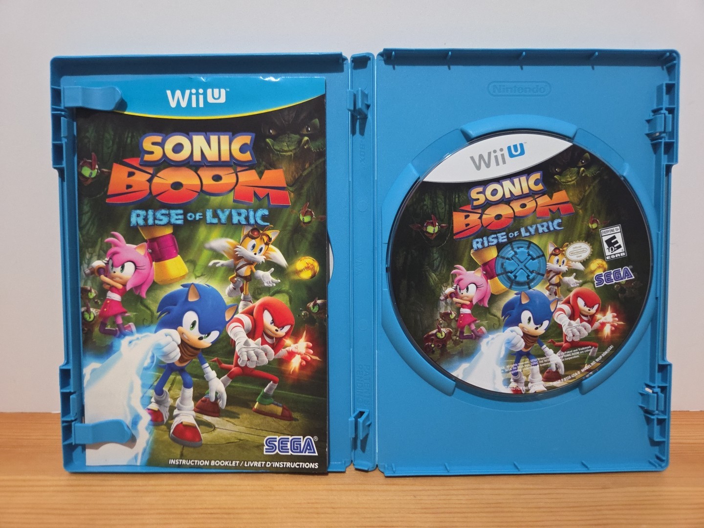 Sonic Boom Rise of Lyric (Nintendo Wii U, 2015) Complete w/ Manual – Works!