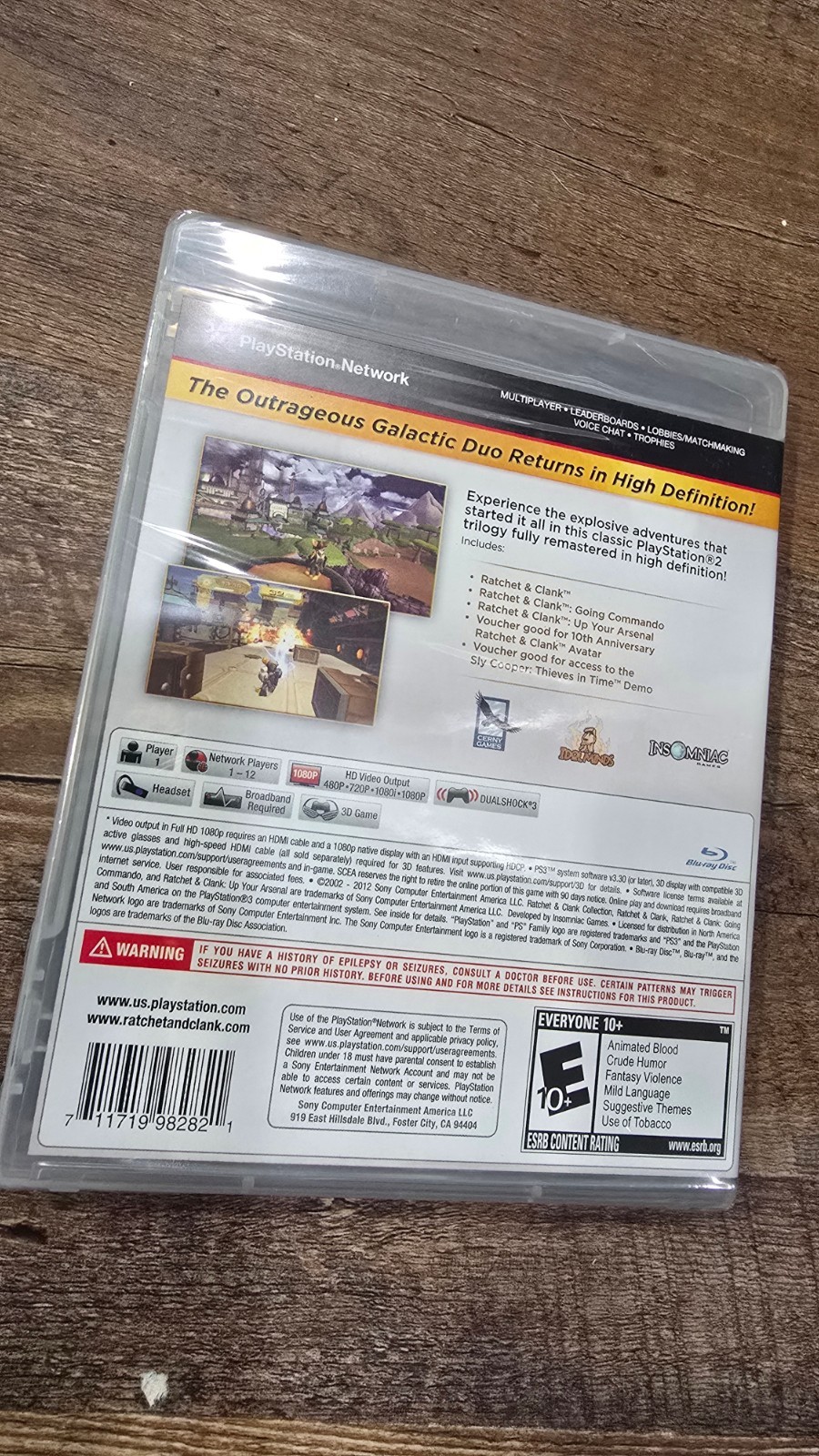 Ratchet & Clank Collection (Sony PlayStation 3, 2012) SEALED