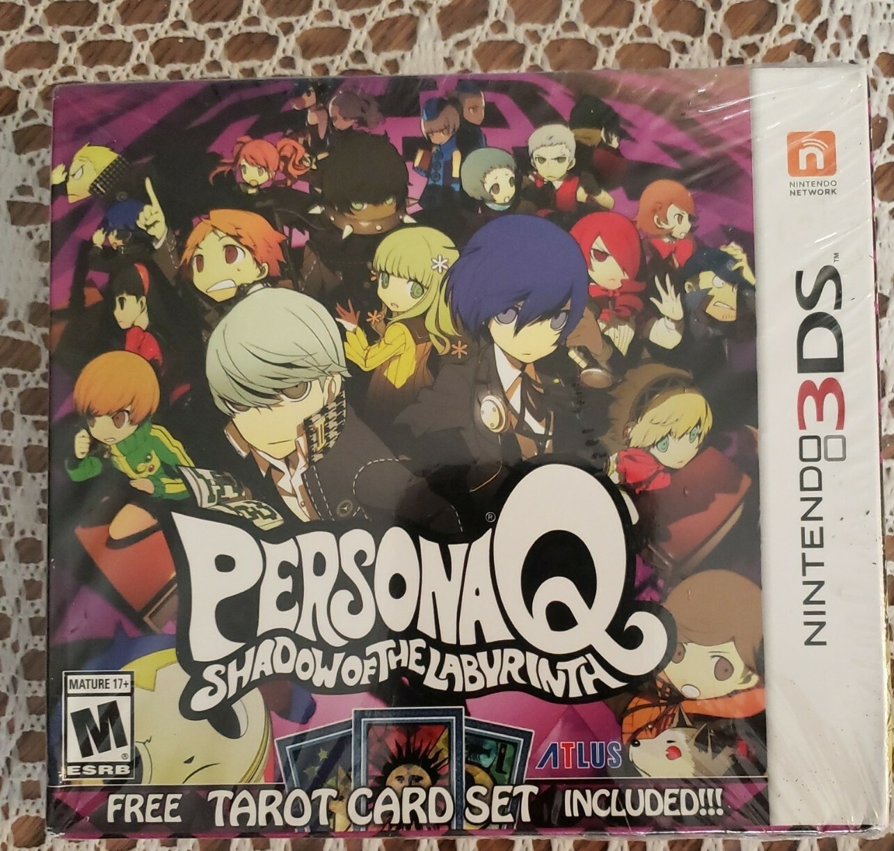 New! & Sealed Persona Q Limited Edition w/ Tarot Cards Nintendo 3DS Atlus – Read
