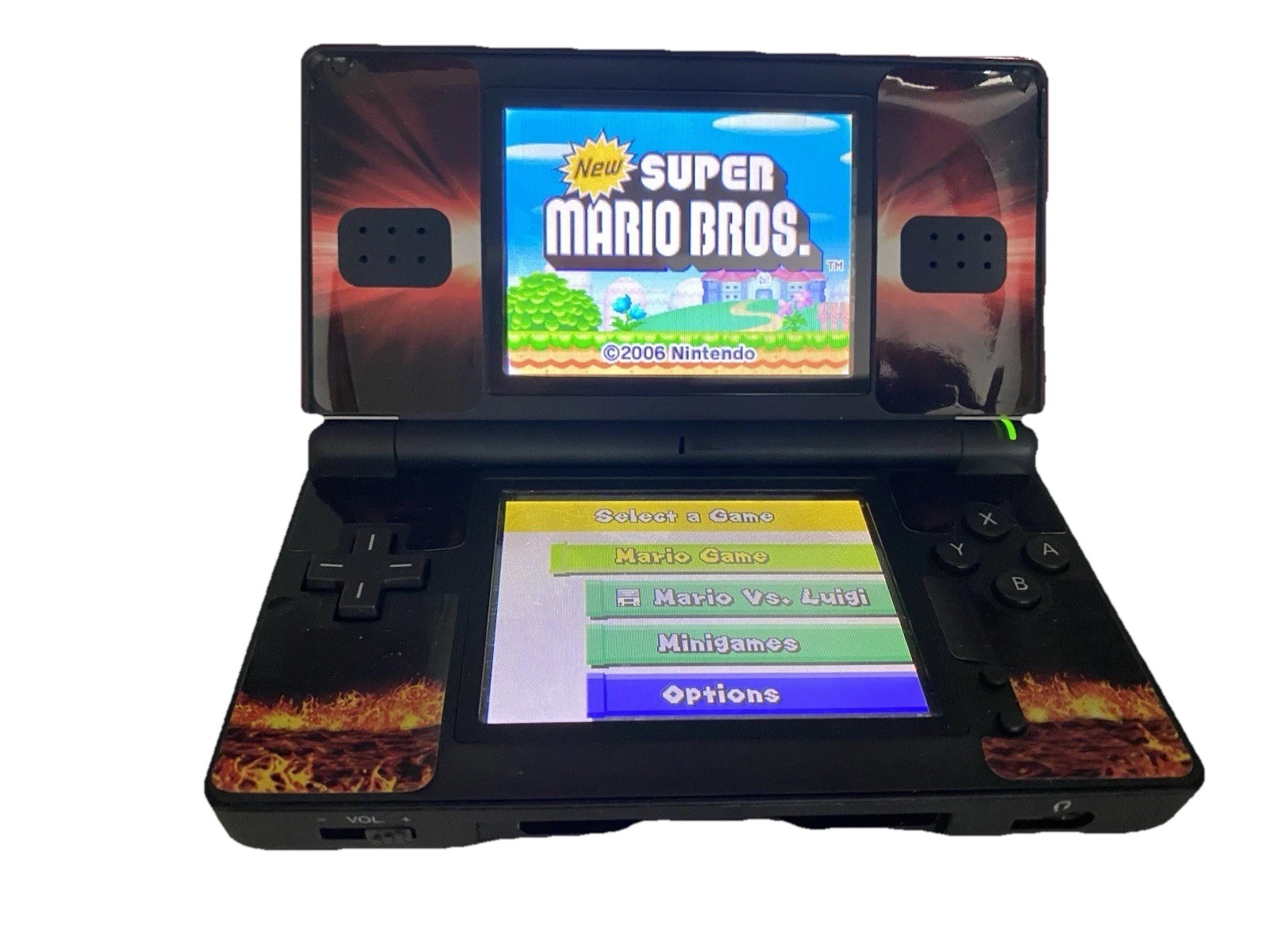 Nintendo DS Lite Crimson Handheld System – Red/Black Incl Charger, Tested