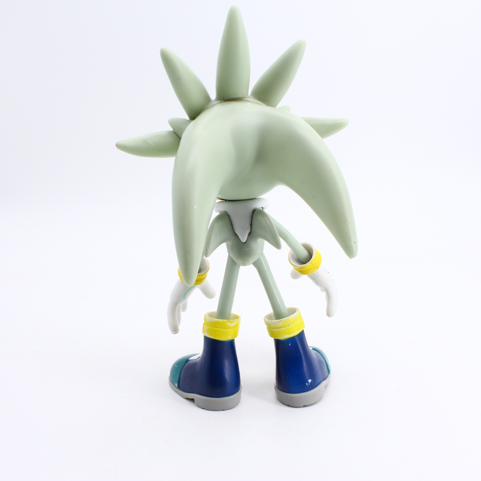 Jazwares Sonic the Hedgehog Silver 7” Super Poser Variant Figure – 2-Piece Head