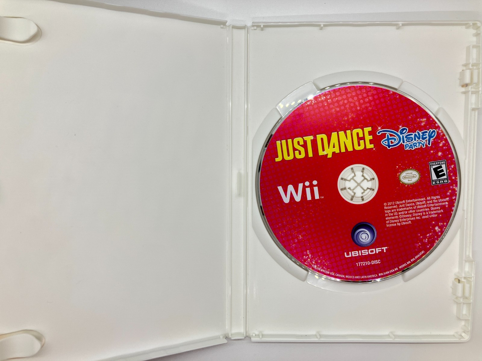 Just Dance: Disney Party (Nintendo Wii, 2012) w/Manual Complete CIB Tested