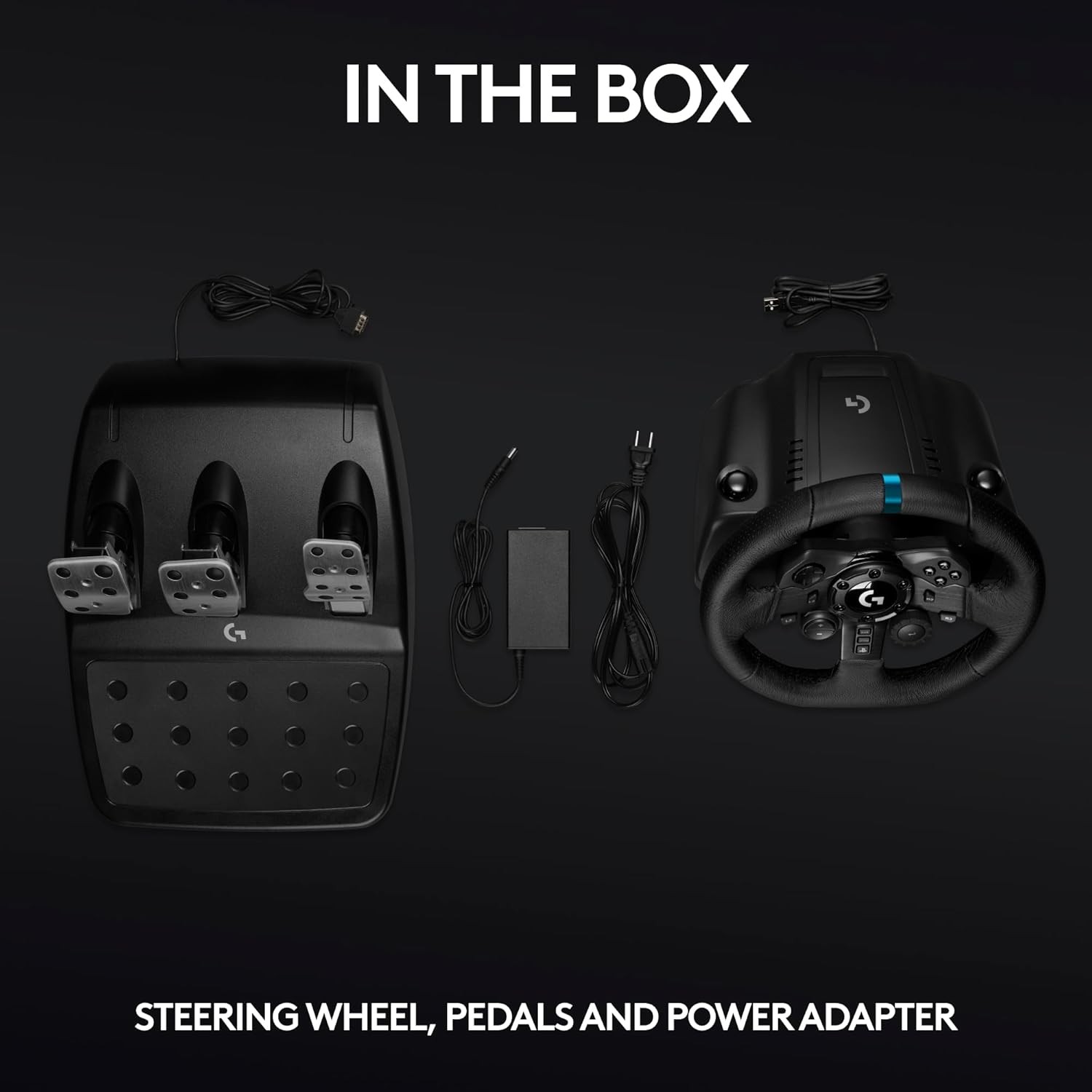 Logitech G923 Racing Wheel and Pedals for PS 5, PS4 and PC