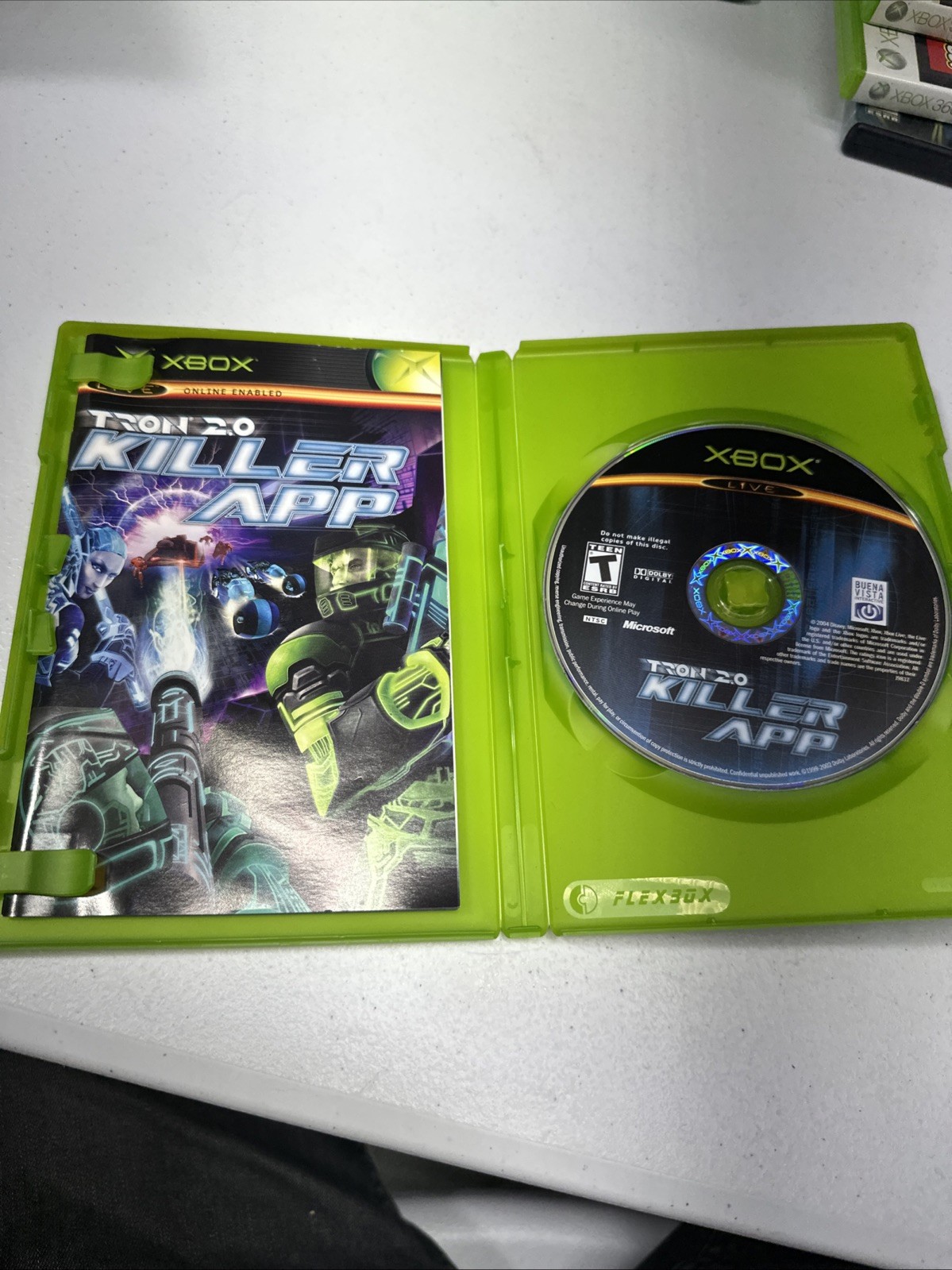 Tron 2.0: Killer App – Xbox – CIB With Manual, Tested & Working – Microsoft 2004