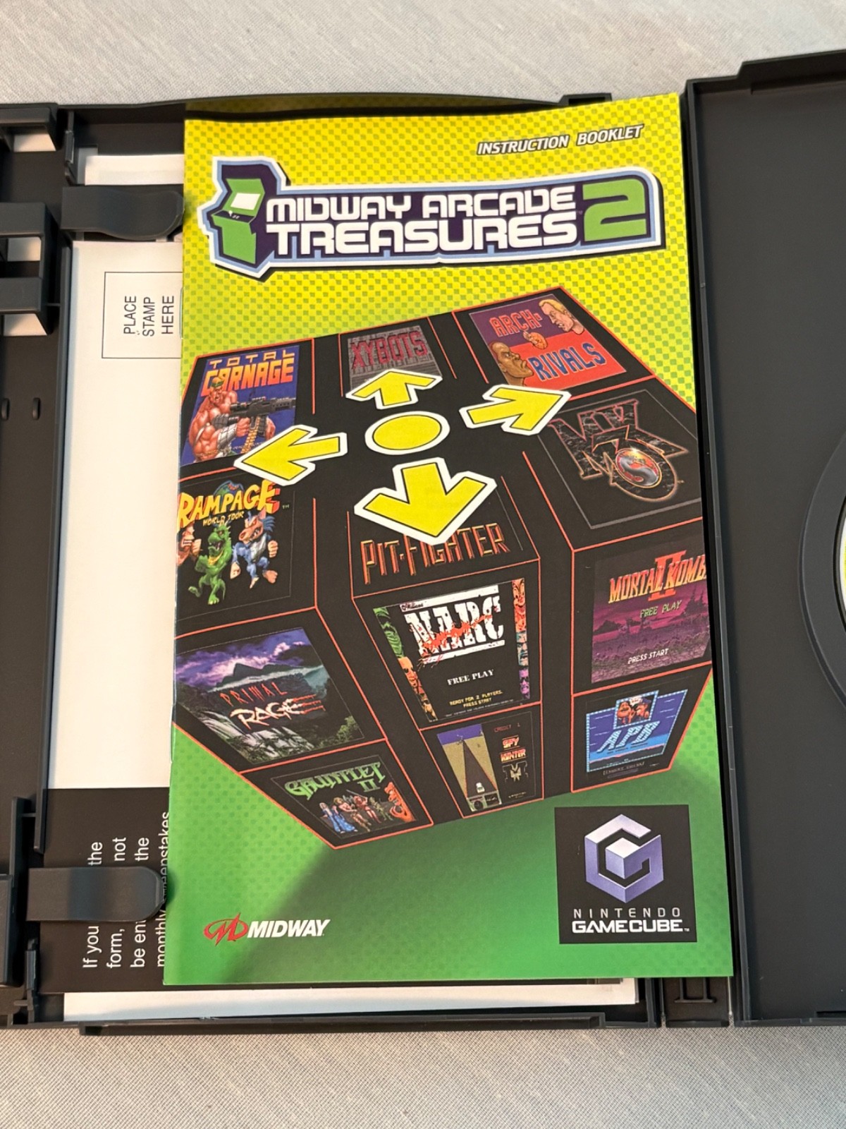 Midway Arcade Treasures 1 & 2 (Nintendo GameCube) CIB w/ Reg Cards – Minty Cond