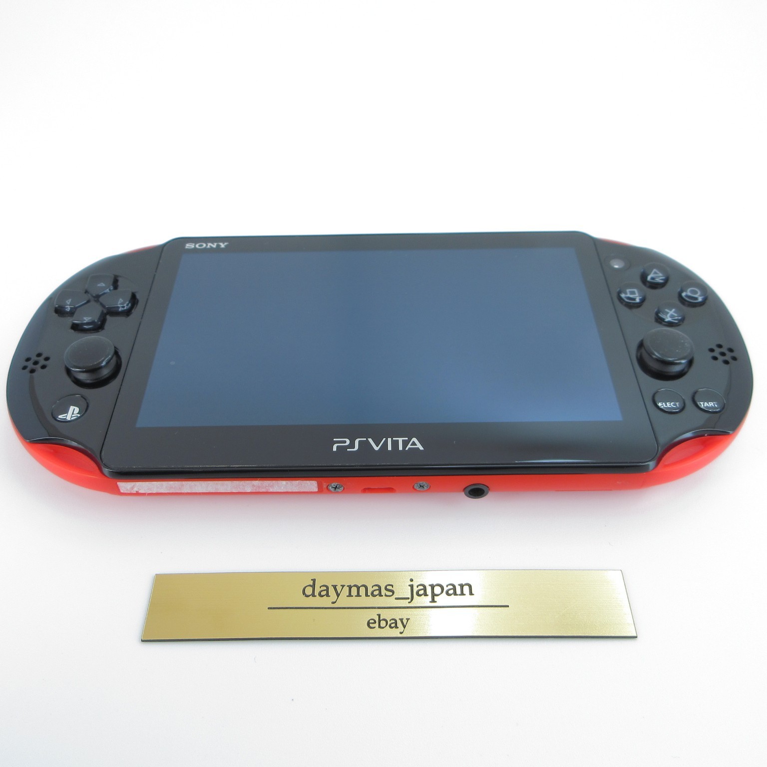 【Excellent】Sony PS Vita PCH-2000 Red / Black Wi-Fi Model Console only #Ret0905/0