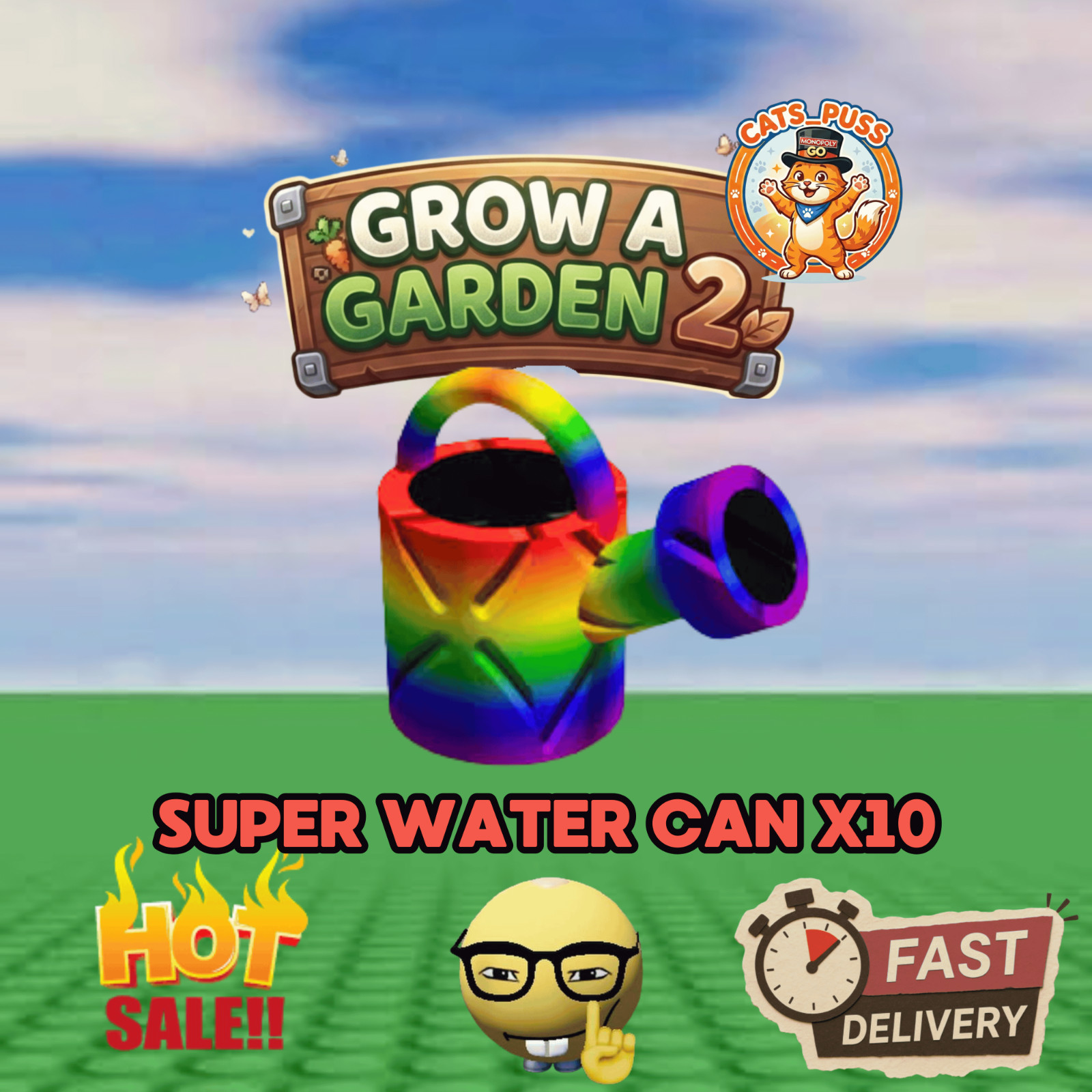 🪴Grow a Garden 2 | SUPER WATERING CAN X10 | GAG2 Fast & Easy