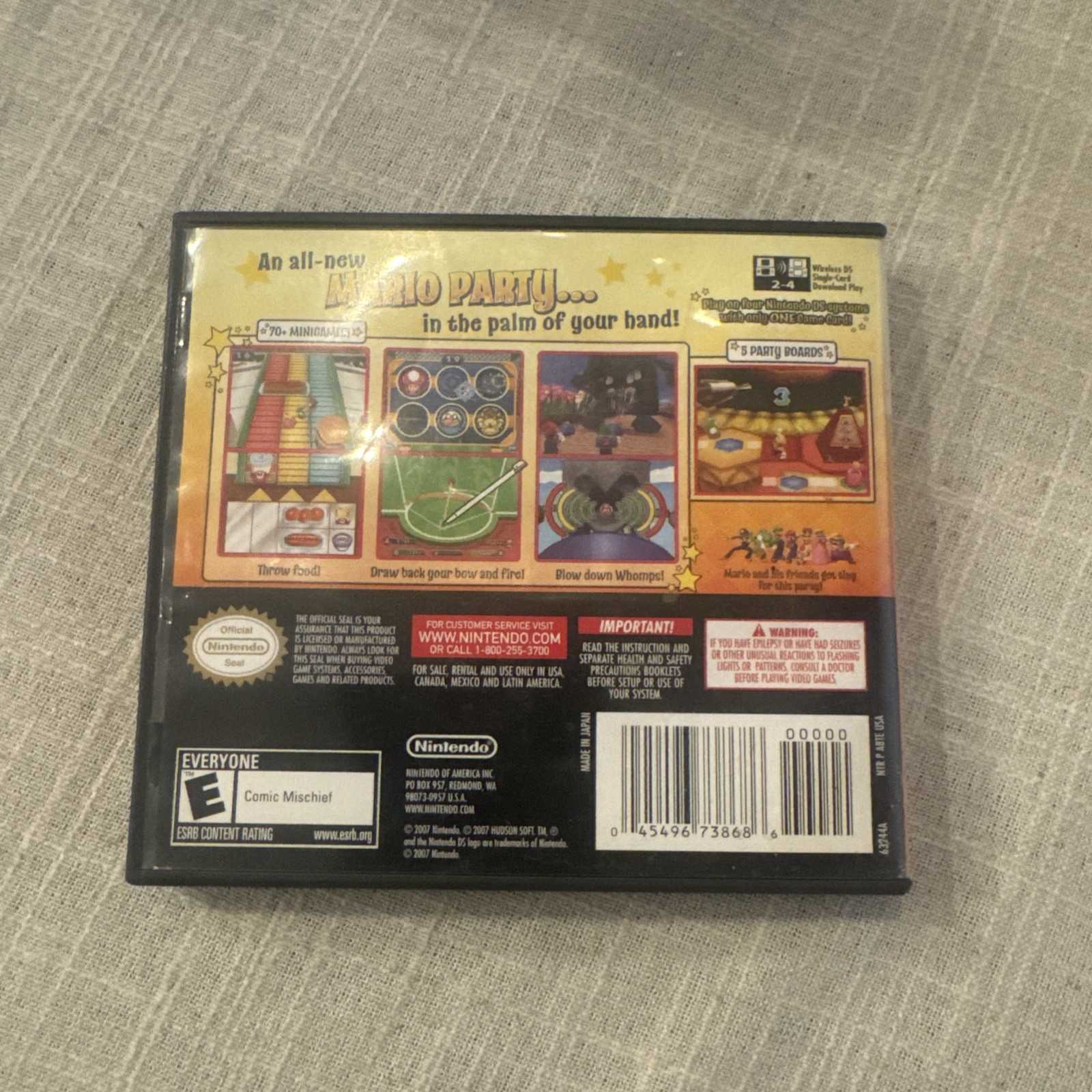 (No Cartridge) Mario Party DS (Nintendo DS, 2007)