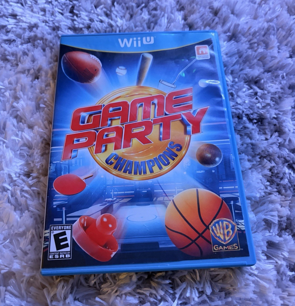 WB Games Game Party Champions Nintendo Wii U NTSC-U/C E (2012) w/ Case Manual