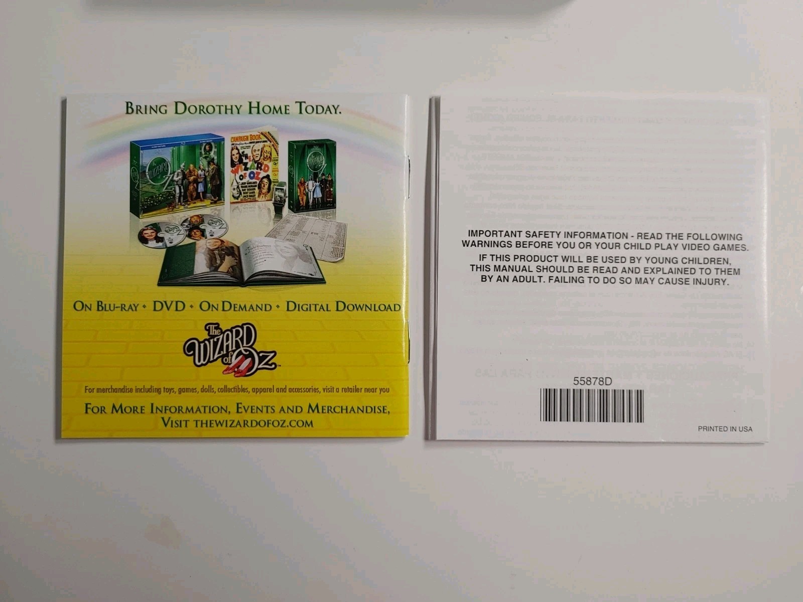 The Wizard Of Oz Beyond The Brick Road Nintendo DS *VG Condition, Tested* CIB
