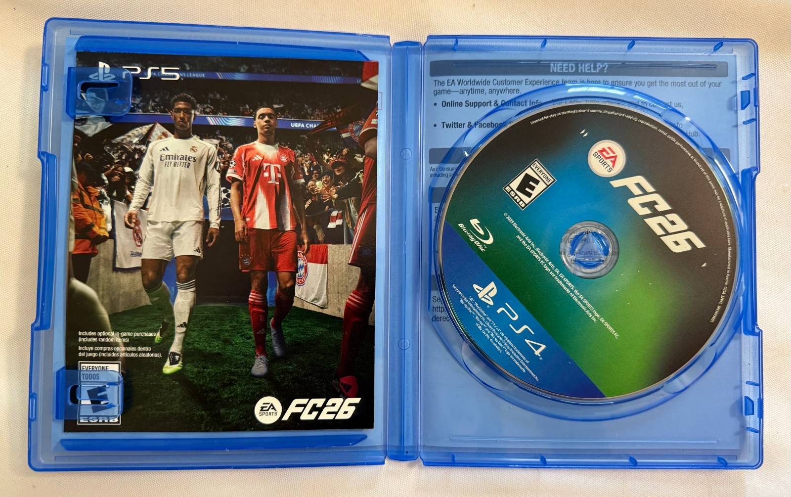 EA Sports FC 26 for Playstation 4 PS 4 In Original Case Tested