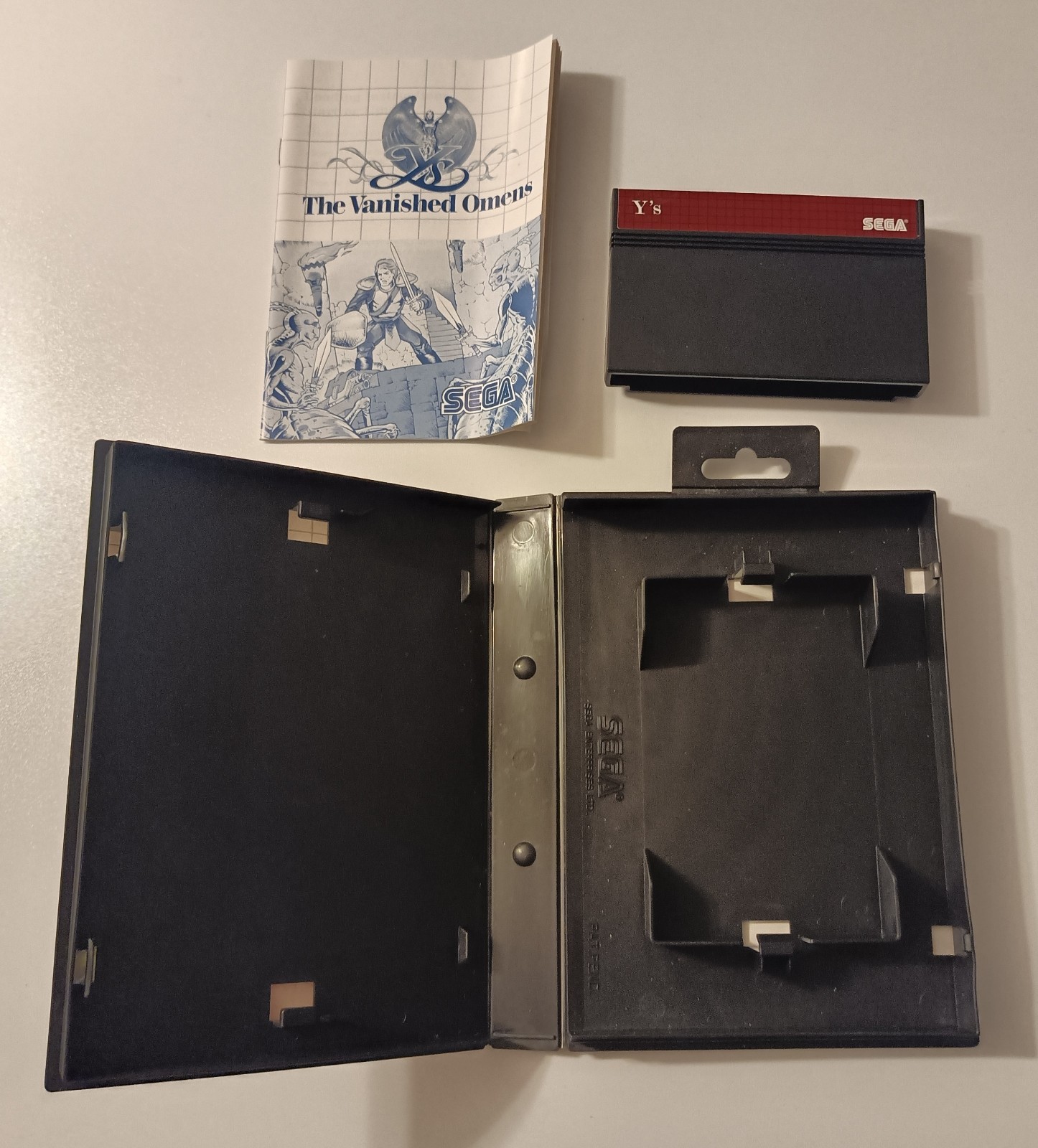 Ys: The Vanished Omens Sega Master System 1988 w/ Manual Video Game vintage rare