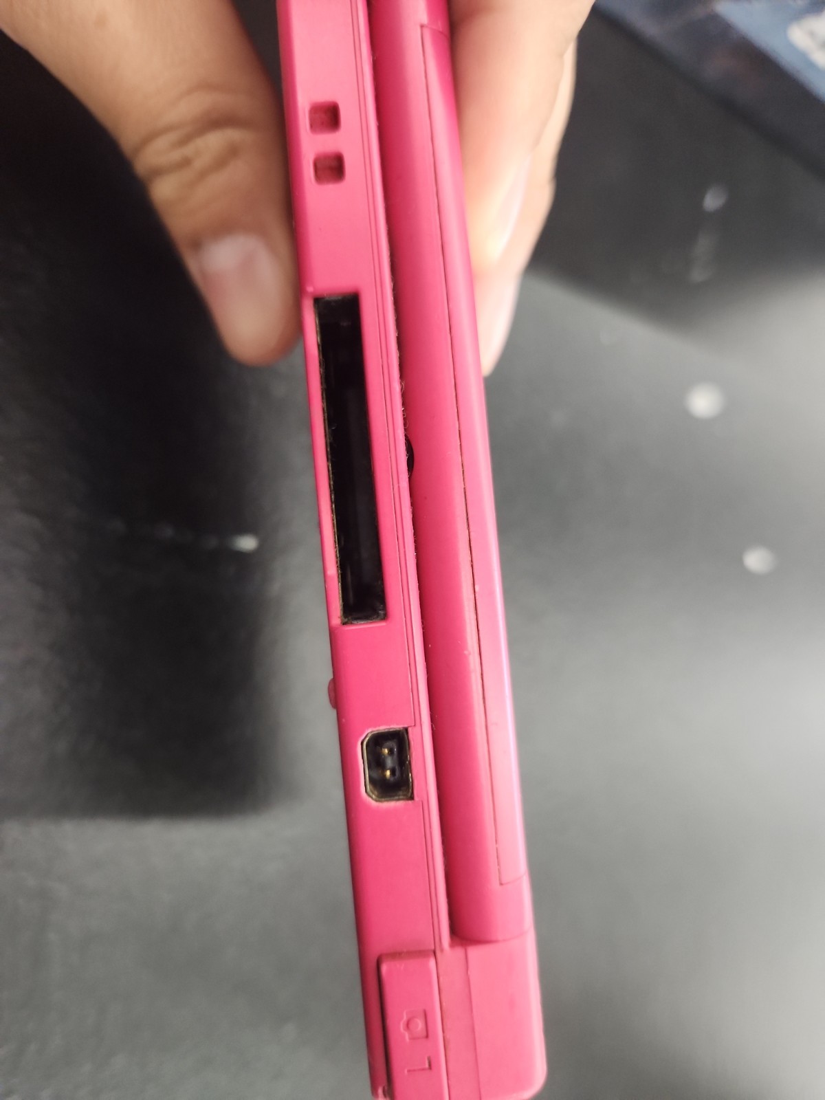 As-Is Nintendo DSi Pink Powers On LCD BLEED Good Shell Hinge