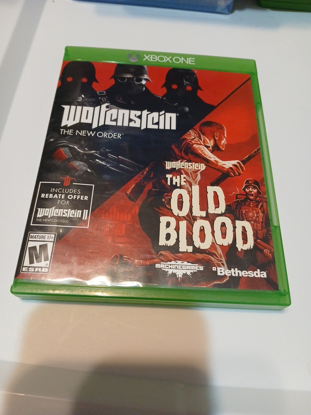 Wolfenstein The New Order + The Old Blood Xbox One Tested And Working