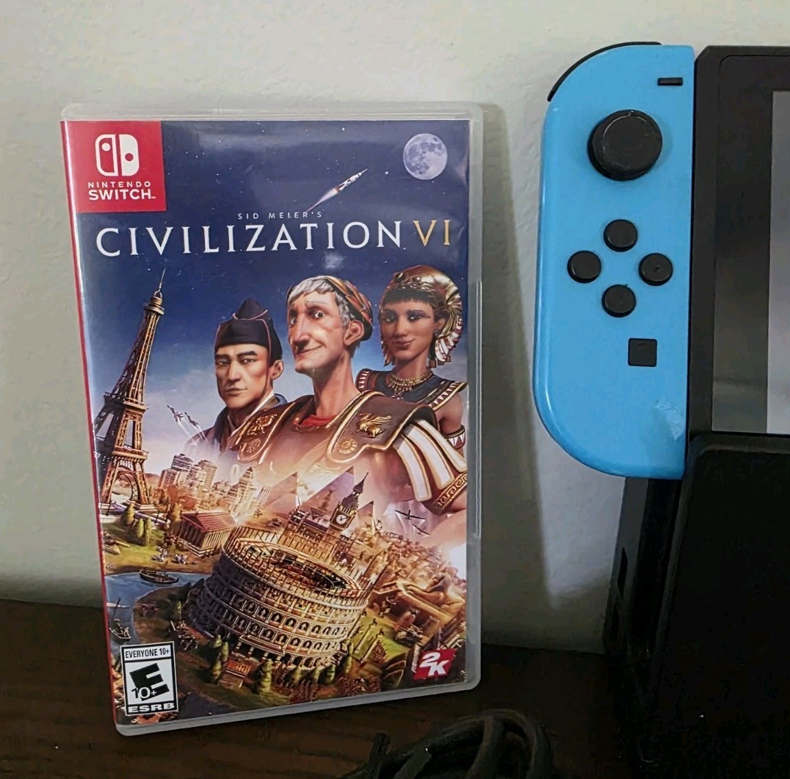 Nintendo Switch Console HAC-001 Bundle Blue Red Joy-Cons Bundle Charger 3 Games