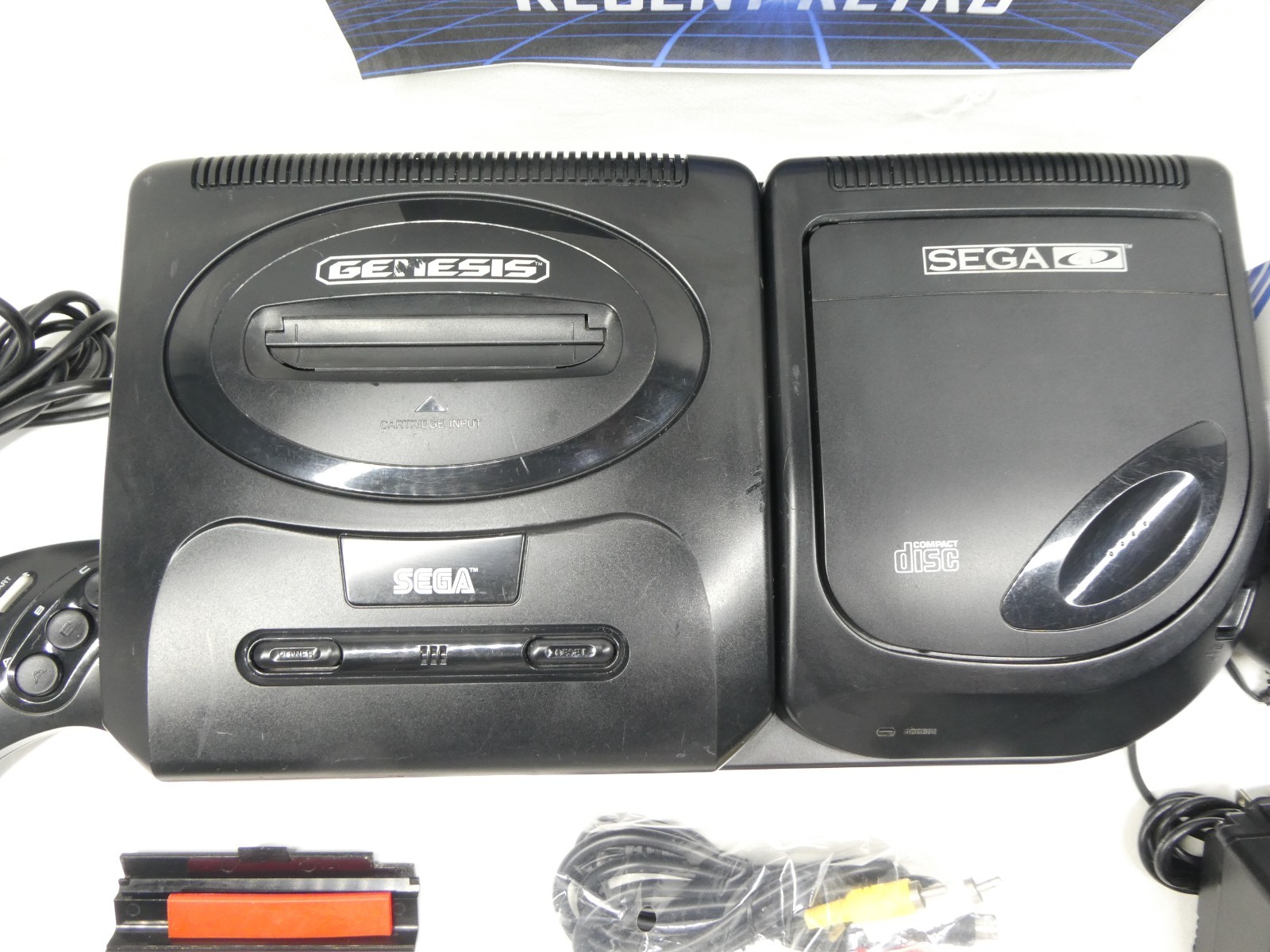 Sega CD Video Game System Console with Sega Genesis Seller reconditioned