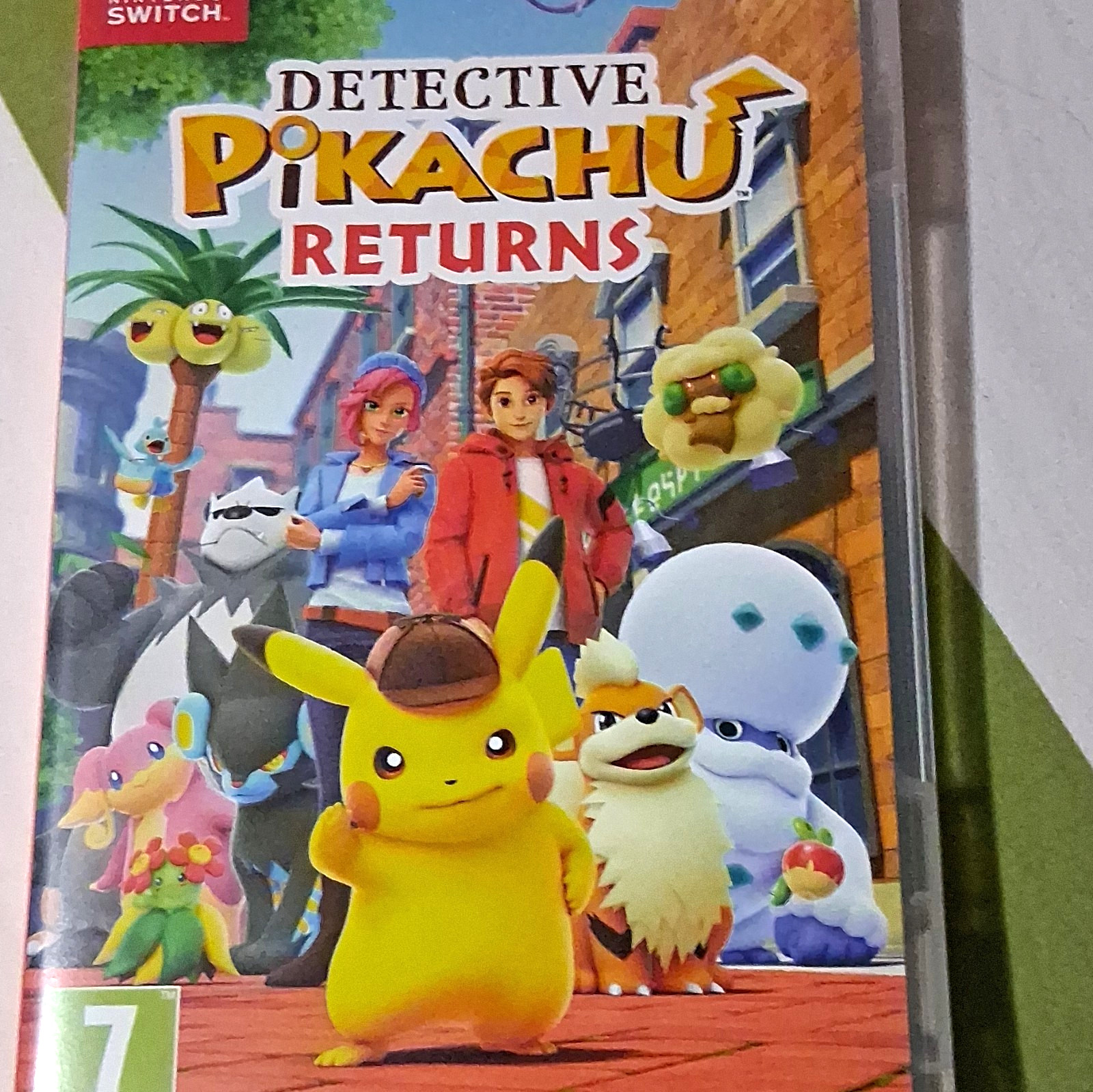 Nintendo Detective Pikachu Returns – Switch Cartridge, Case & Manual PAL PEGI7
