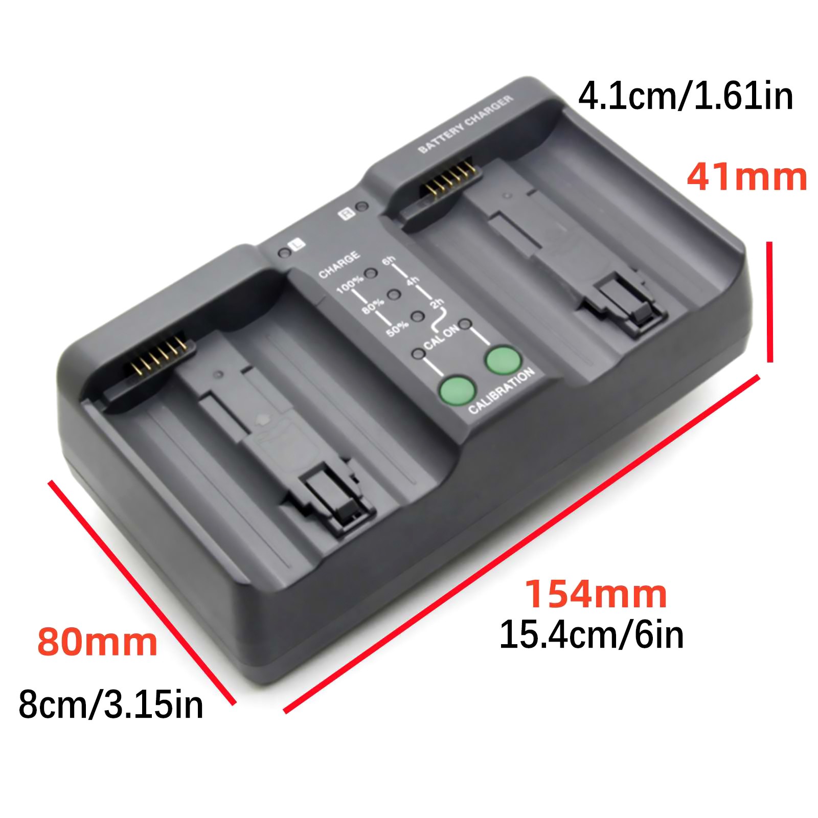 New ABS Dual Battery Charger for Nikon EN-EL18 EN-EL4A D4S D5 for Canon