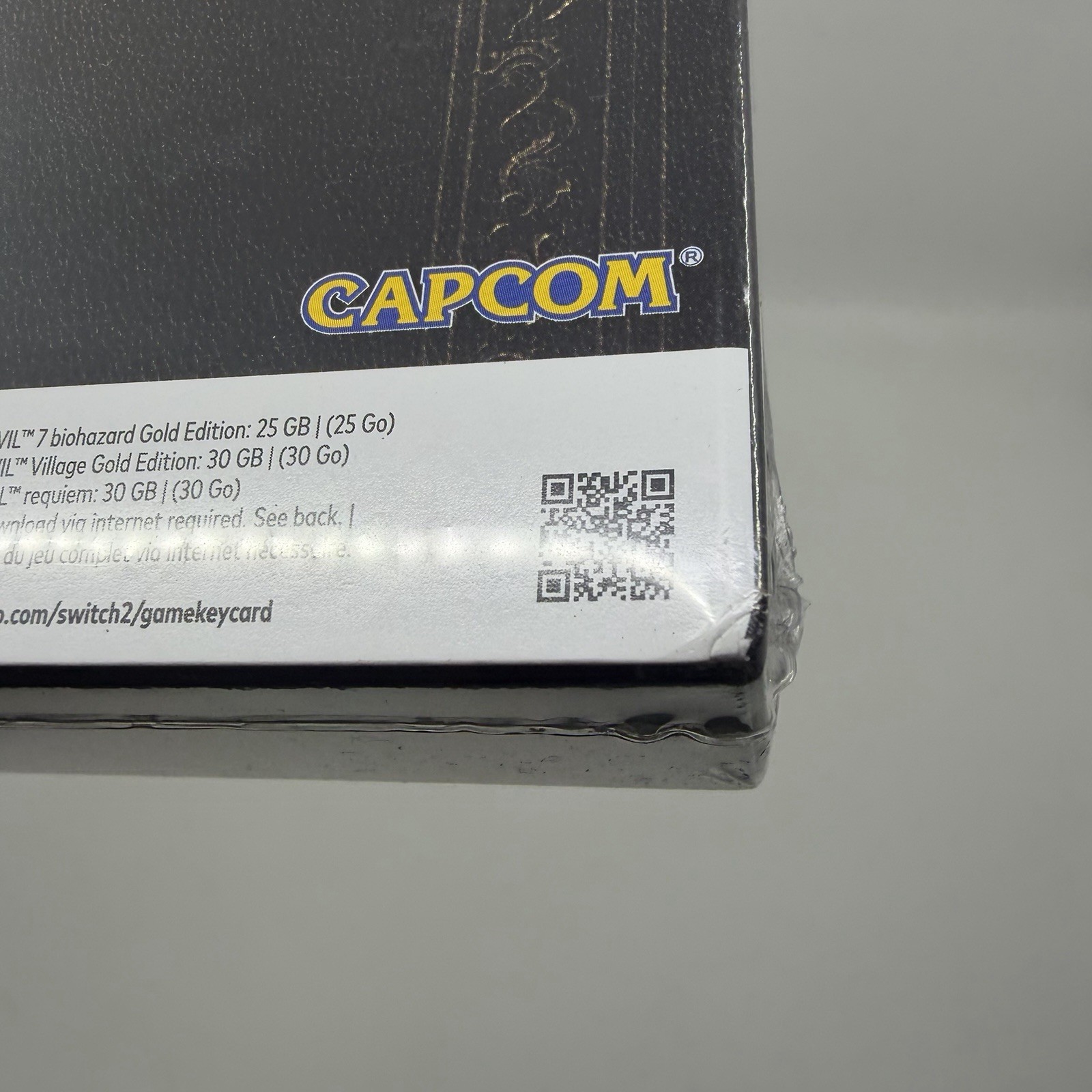 Resident Evil Generation Pack RE 7-9 Nintendo Switch 2 Game Key Card