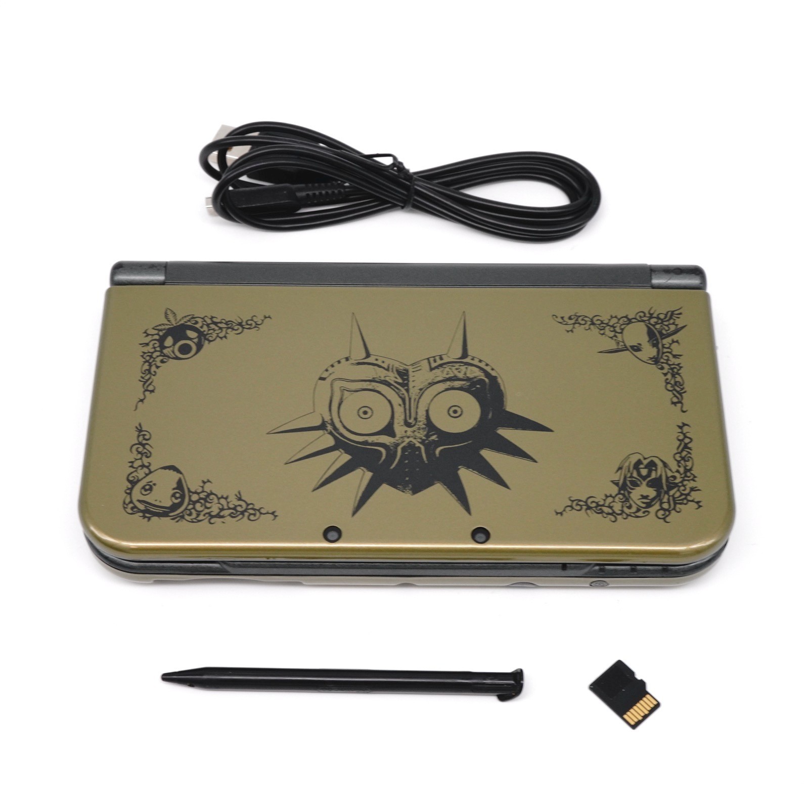 Nintendo NEW 3DS XL LL Gold Console w/ Extras (USA Seller)