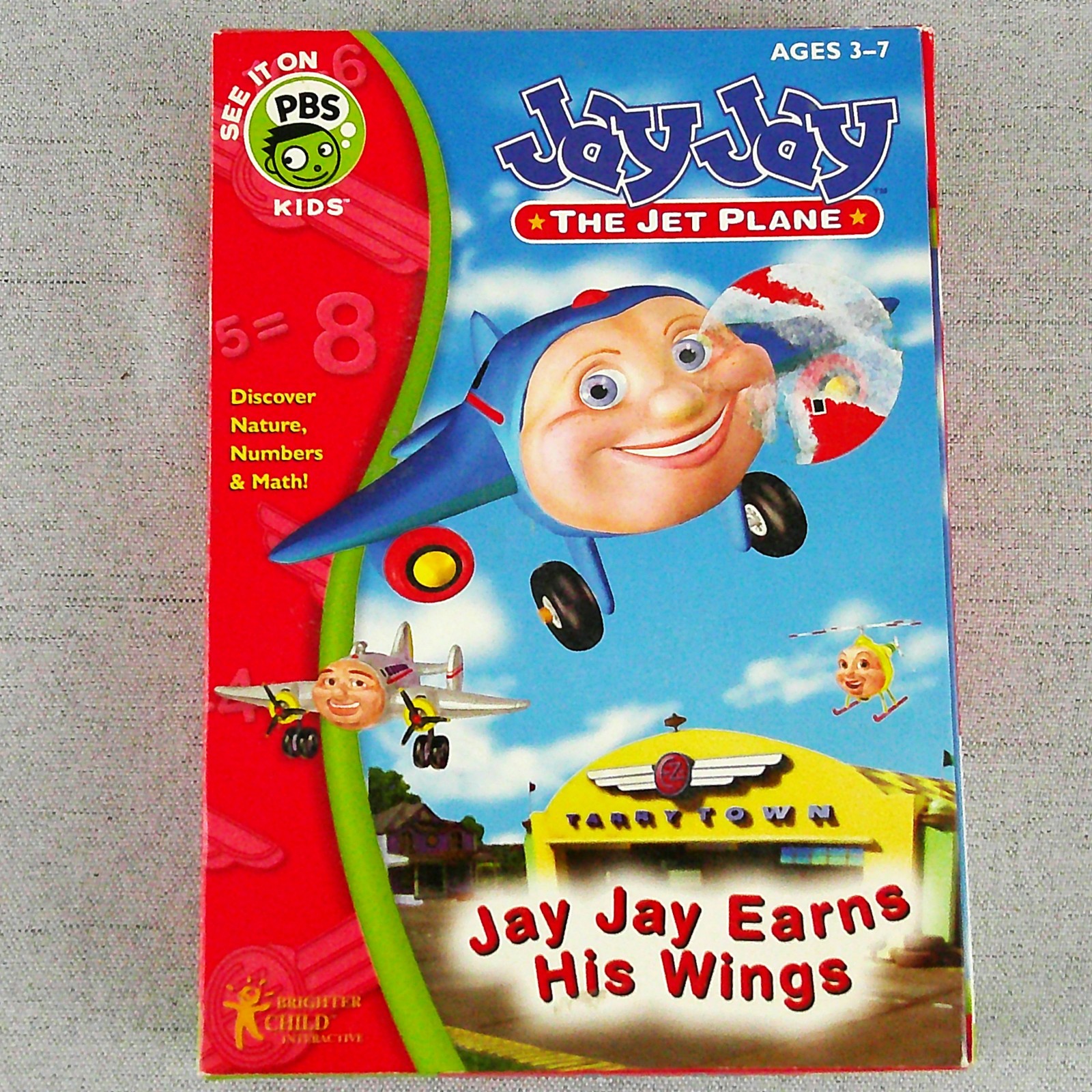 Jay Jay The Jet Plane Earns His Wings PC CD ROM Game 2004 Complete Kids Ages 3-7