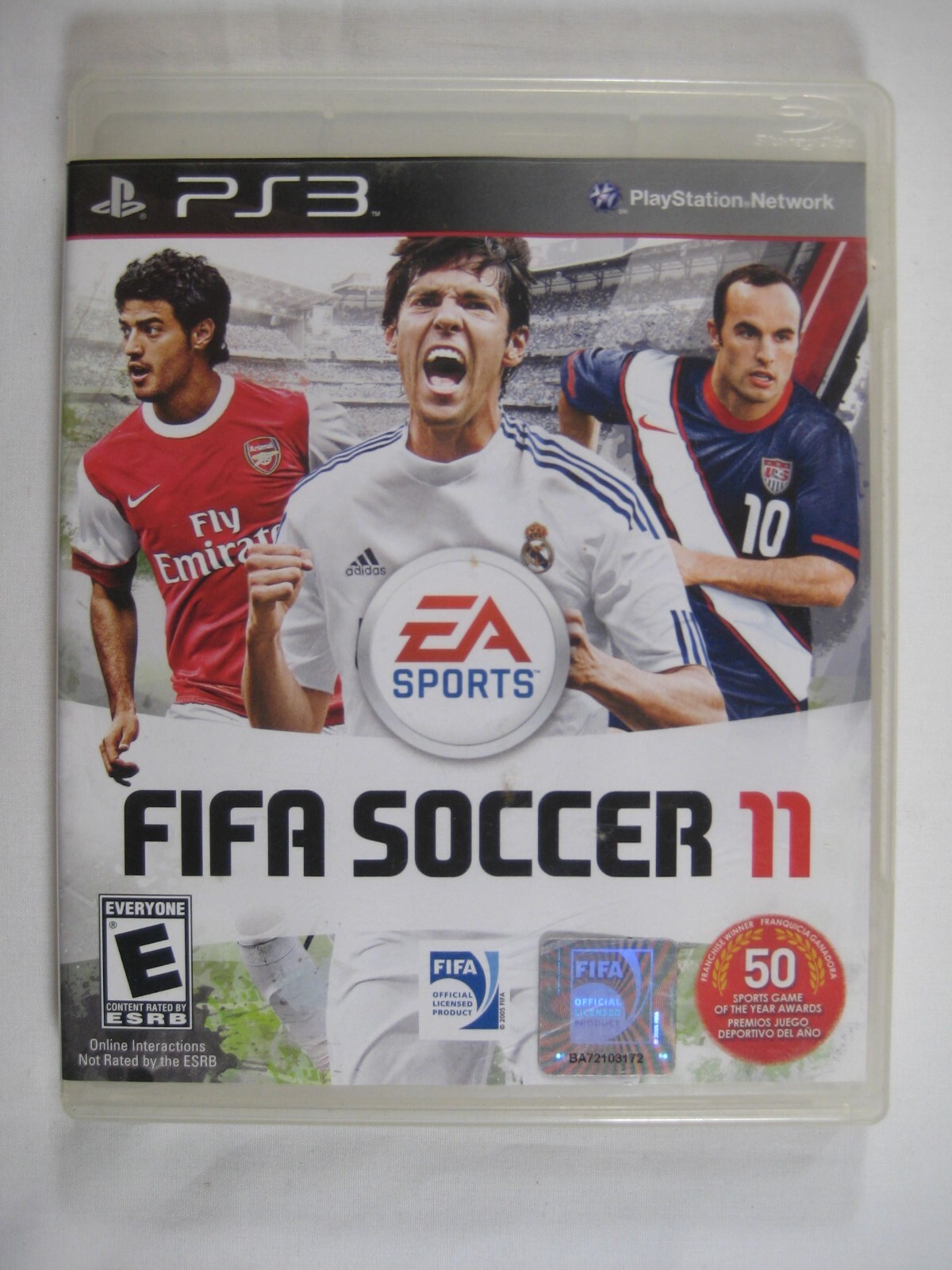 Fifa Soccer 11 PS3 Playstation game 2010 VG+ EA Sports