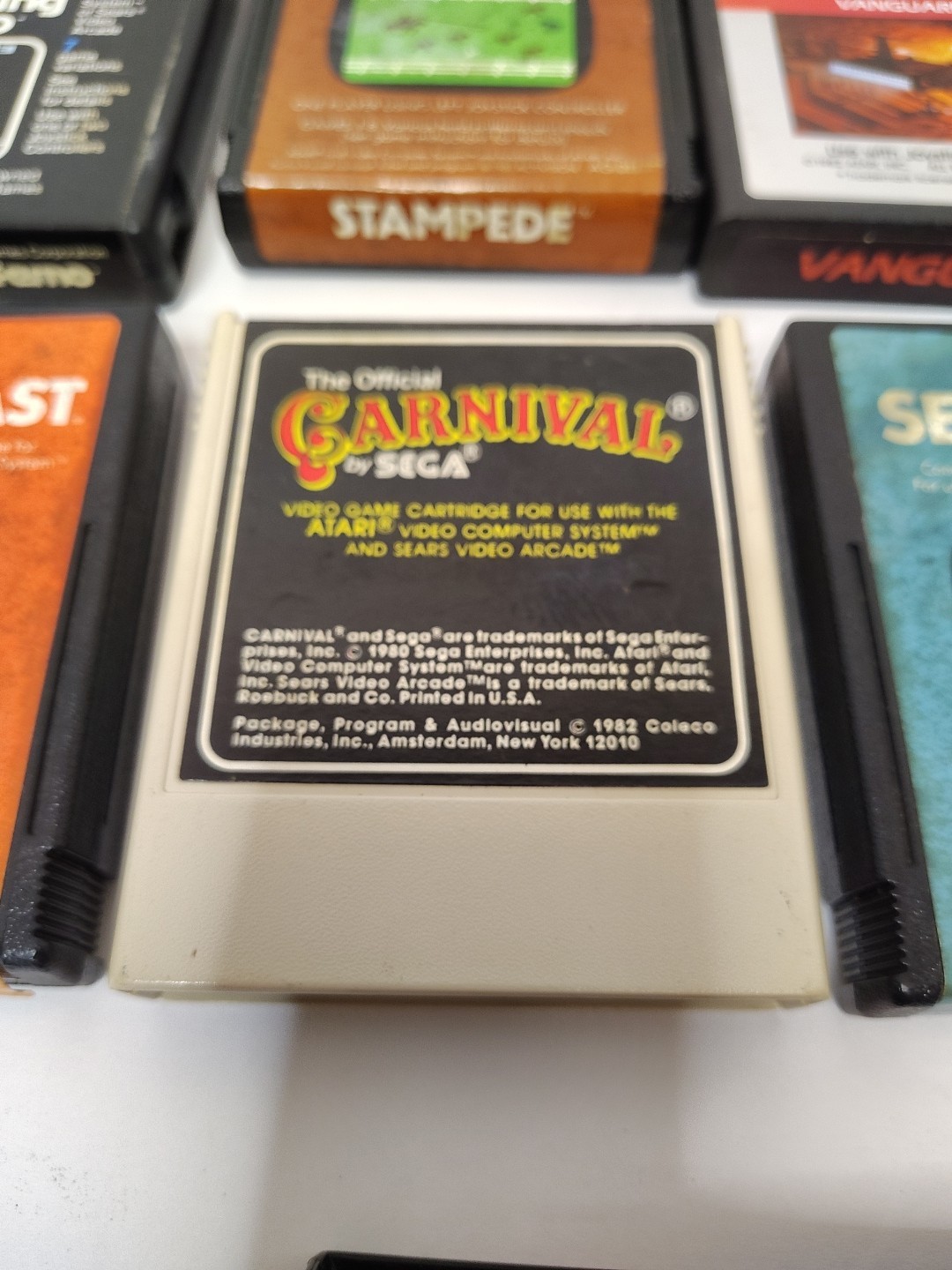 Atari Video Game Cartridges Lot Of 12 – Not Tested – Assorted Creator/Developers