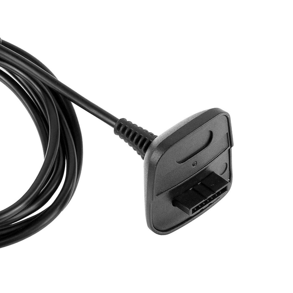 2 For Xbox 360 Black Wireless Controller USB Charging Cable Replacement Charger